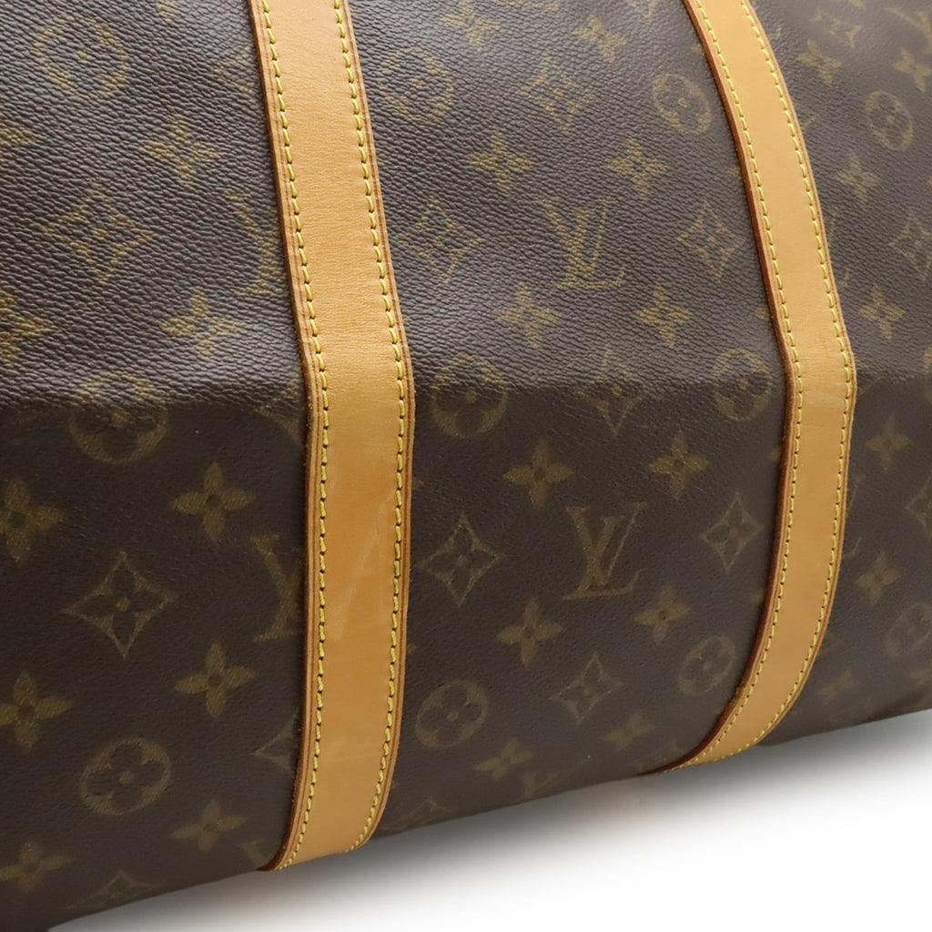 Louis Vuitton Brown Monogram Canvas Boston Bag Handbag
