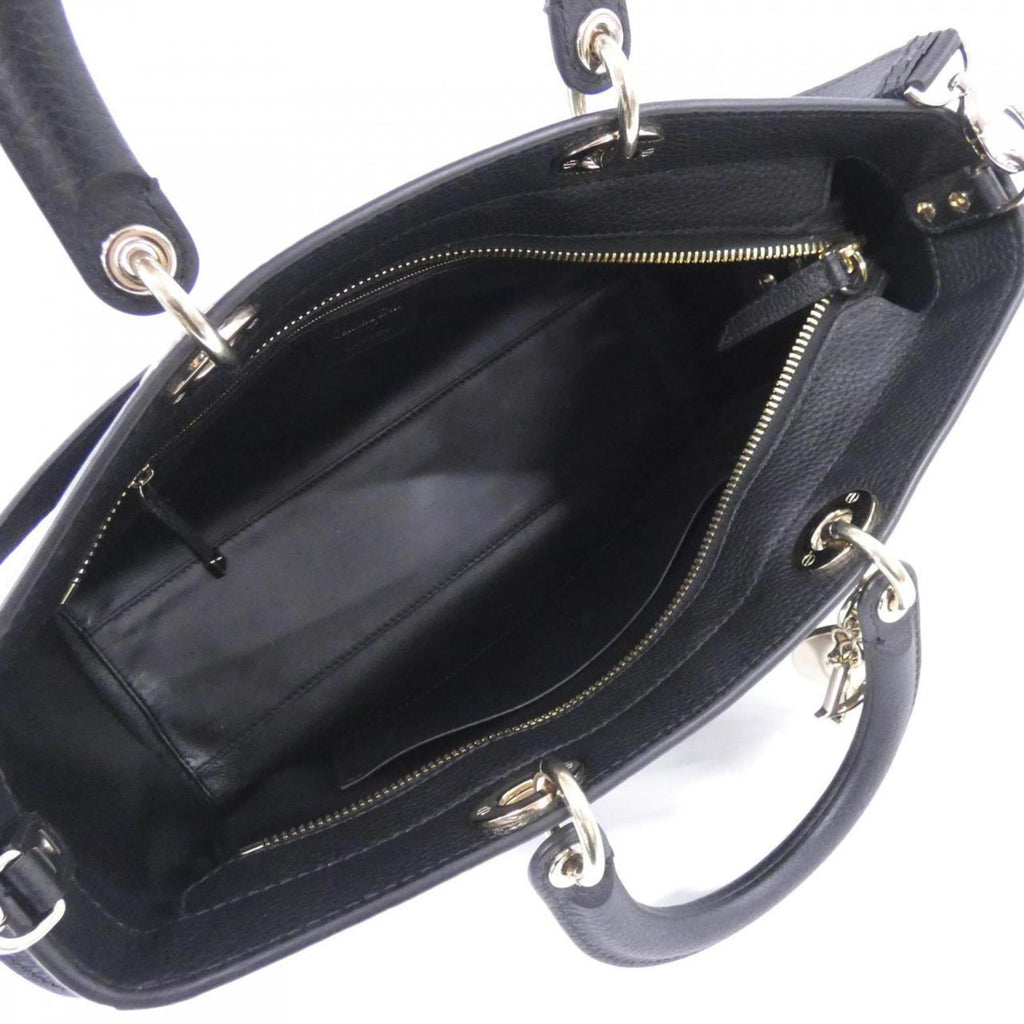 Christian Dior Black Leather Handbag (Pre-Owned)