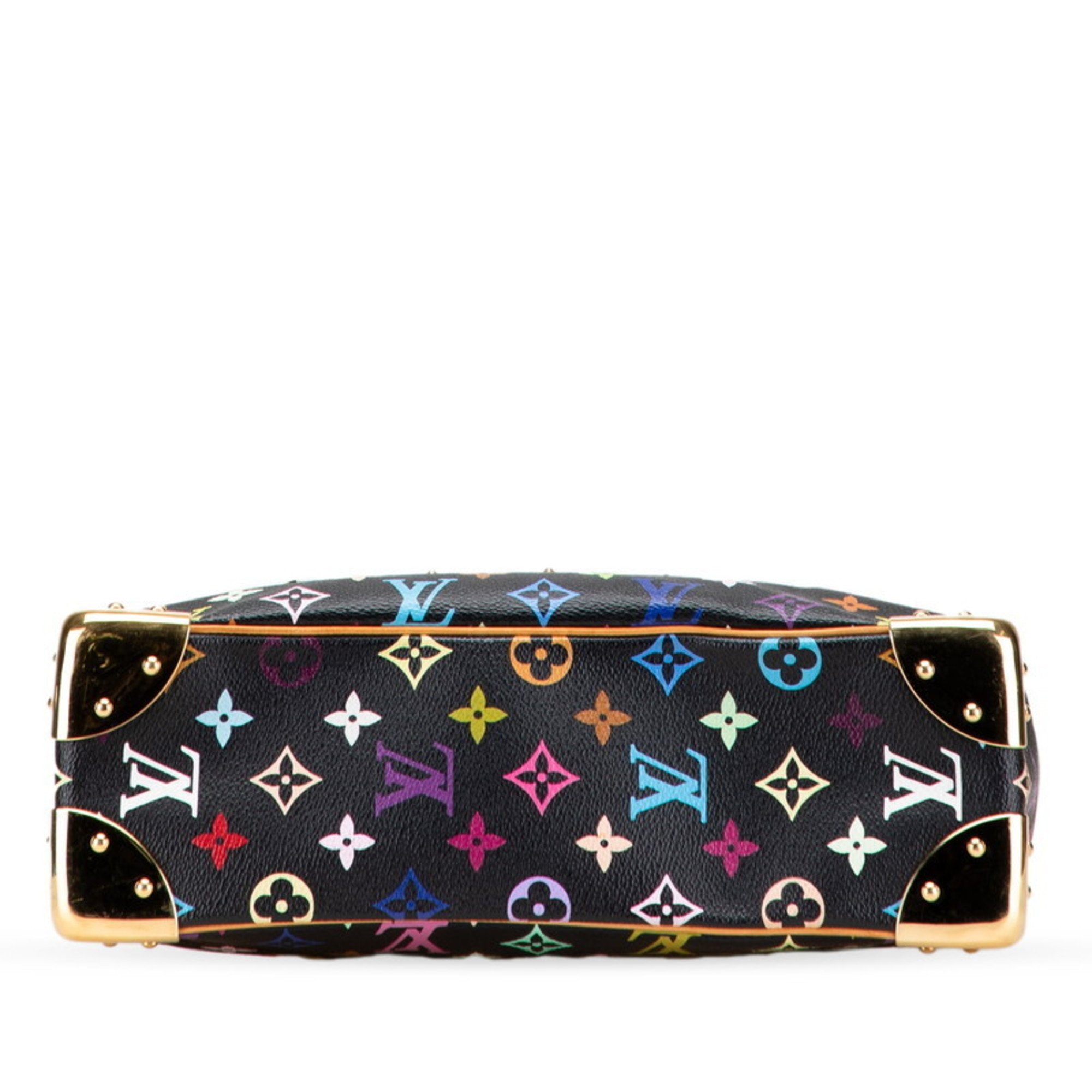 Louis Vuitton Monogram Multicolore Black Noir Pvc Leather Shoulder Bag