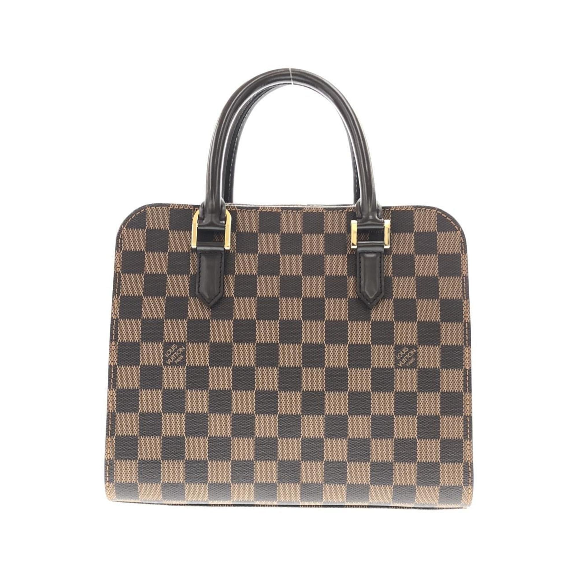 Louis Vuitton Damier Ebene Coated Canvas Handbag
