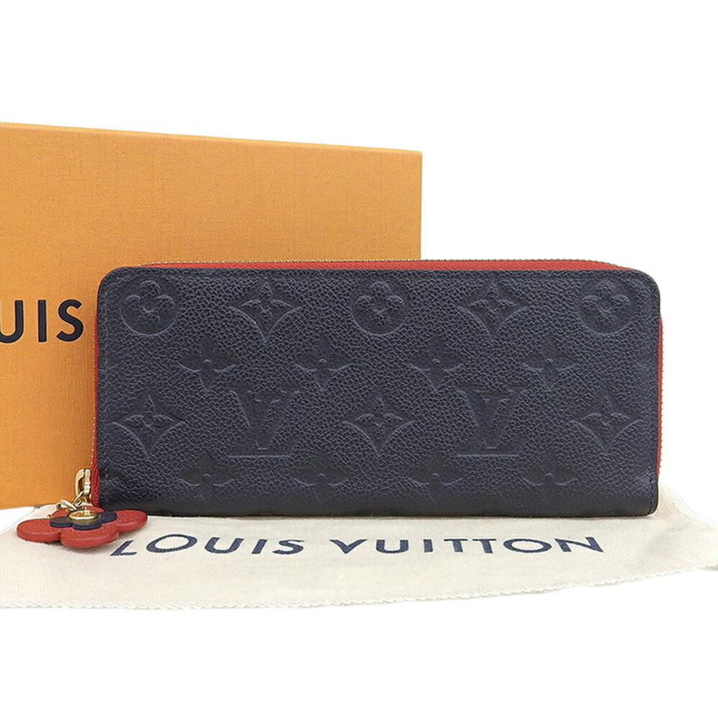 Louis Vuitton Marine Rouge Monogram Navy Monogram Empreinte Coin Purse/Coin Case
