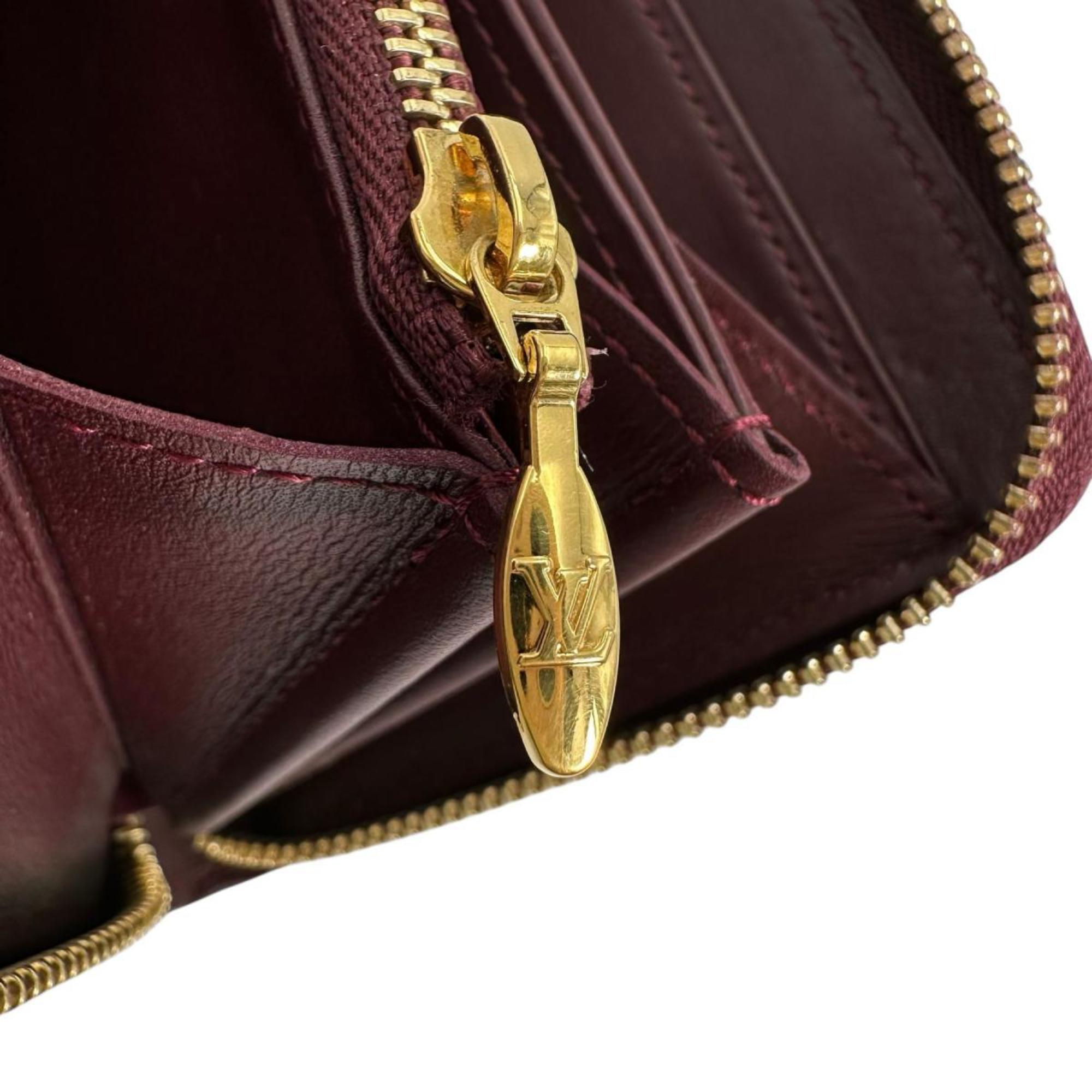 Louis Vuitton Monogram Vernis Magenta Monogram Vernis Long Wallet