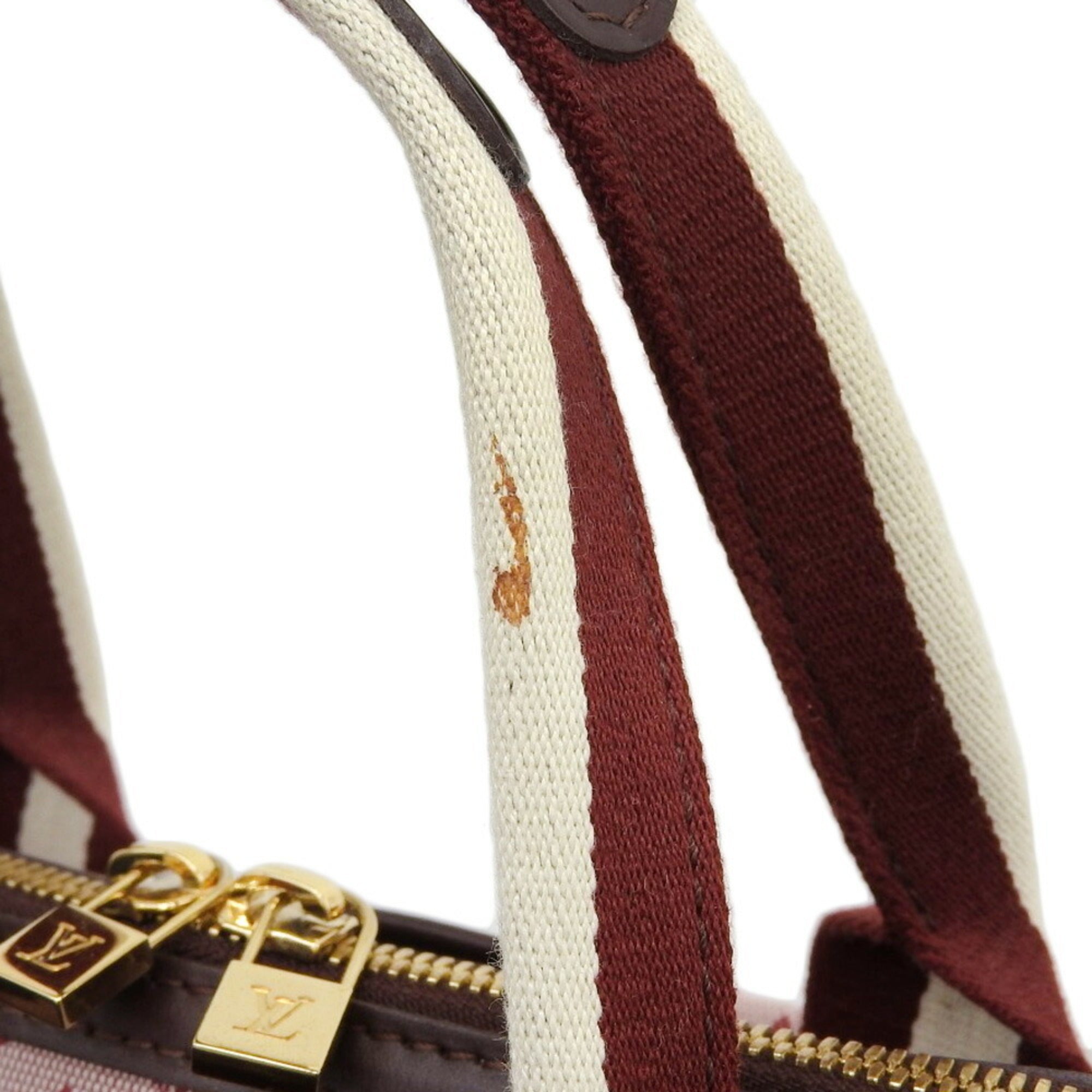 Louis Vuitton Monogram Mini Cerise Cherry Red Color Canvas Handbag