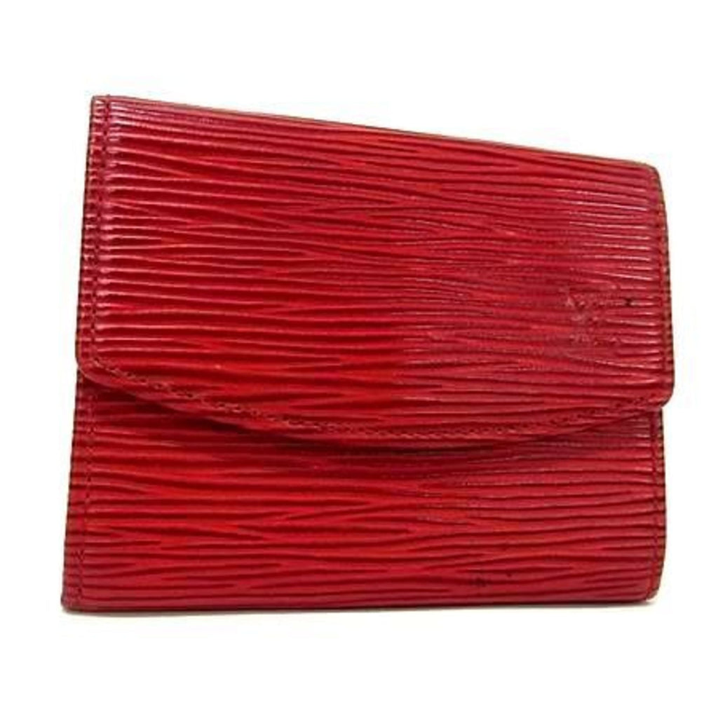 Louis Vuitton Epi Castilian Red Epi Leather Coin Purse/Coin Case