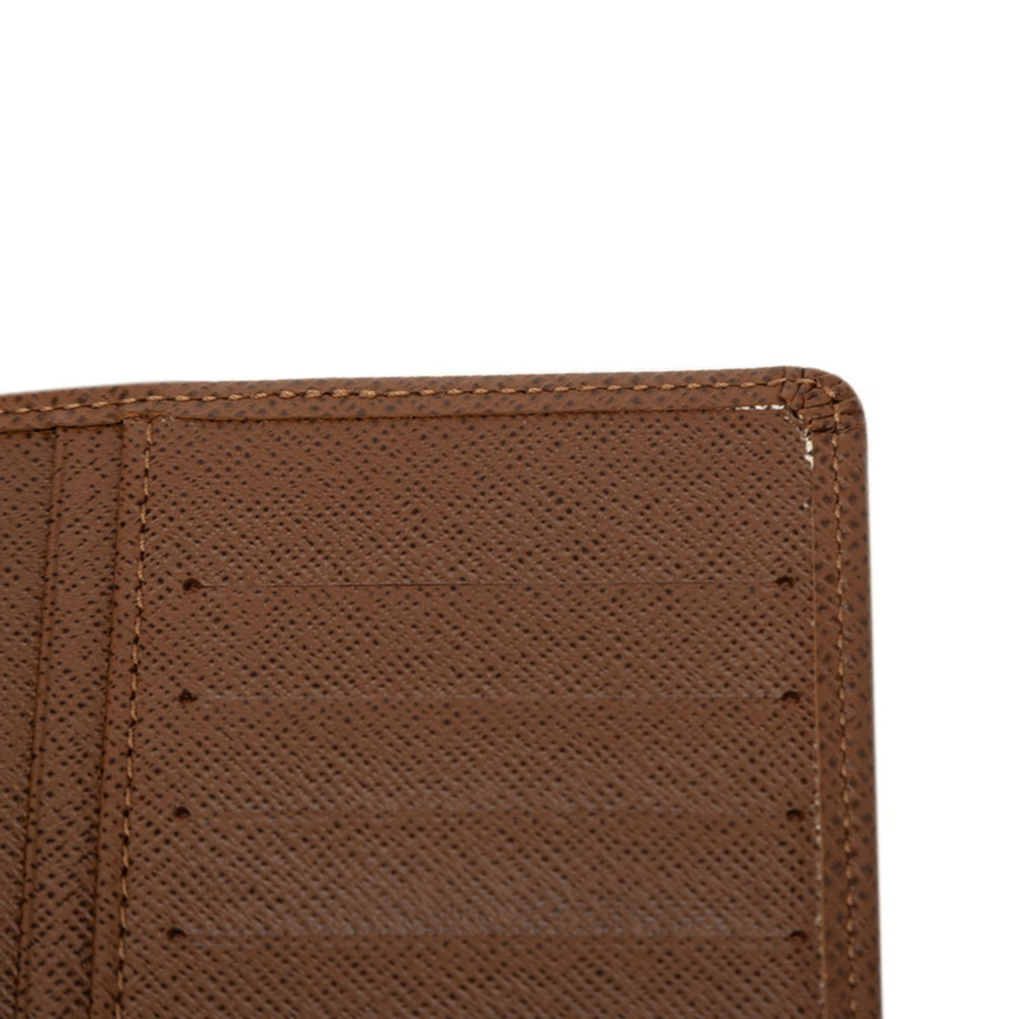 Louis Vuitton Brown Leather Long Wallet