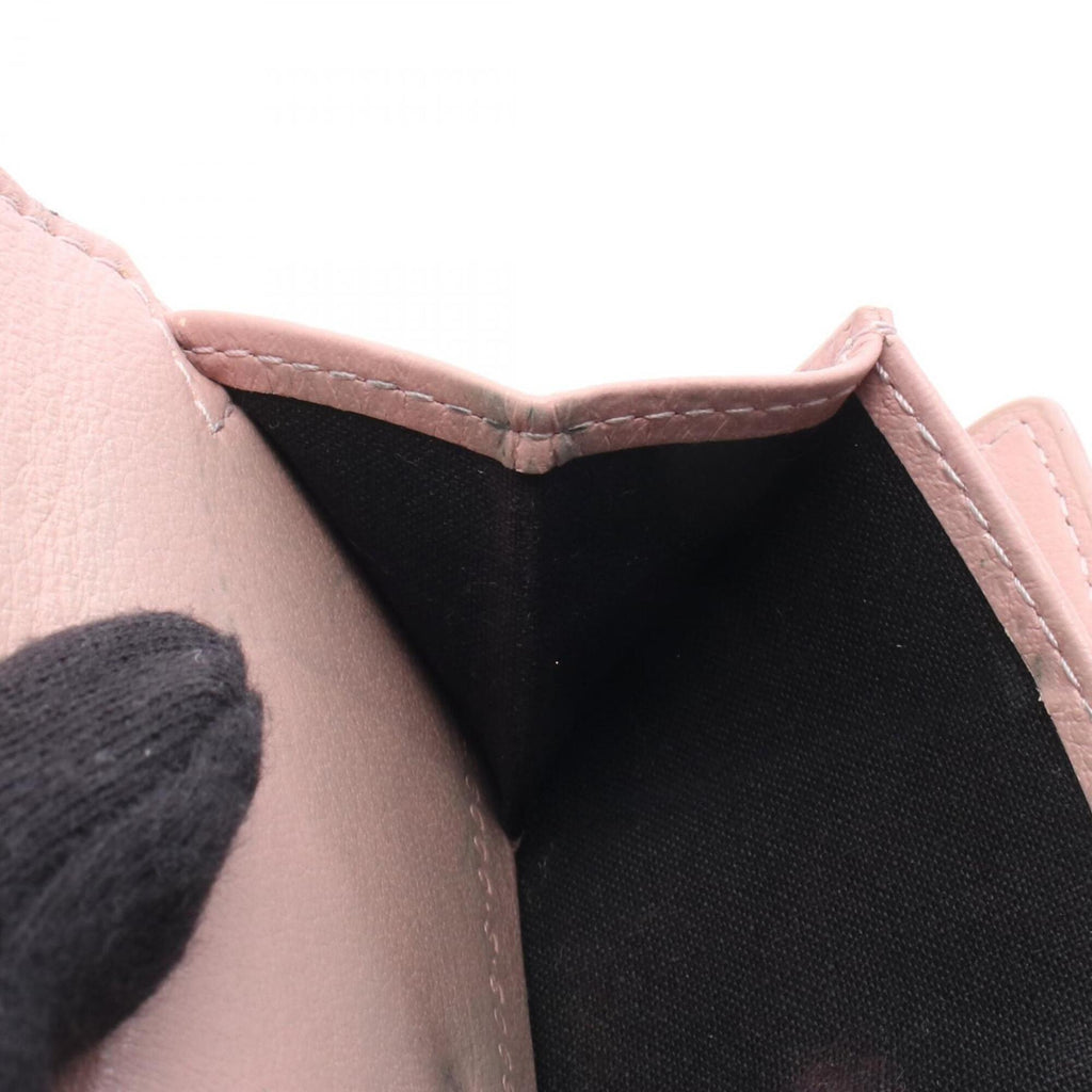 Balenciaga Pink Leather Wallet (Tri-Fold)