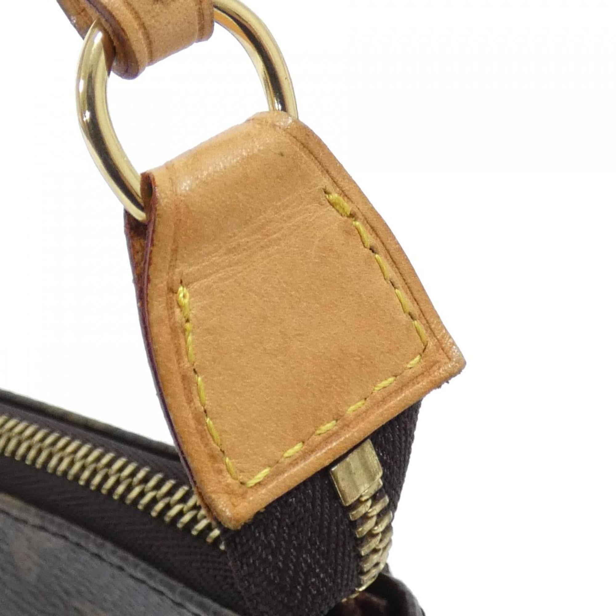 Louis Vuitton Brown Monogram Panda Coated Canvas Pochette Pouch
