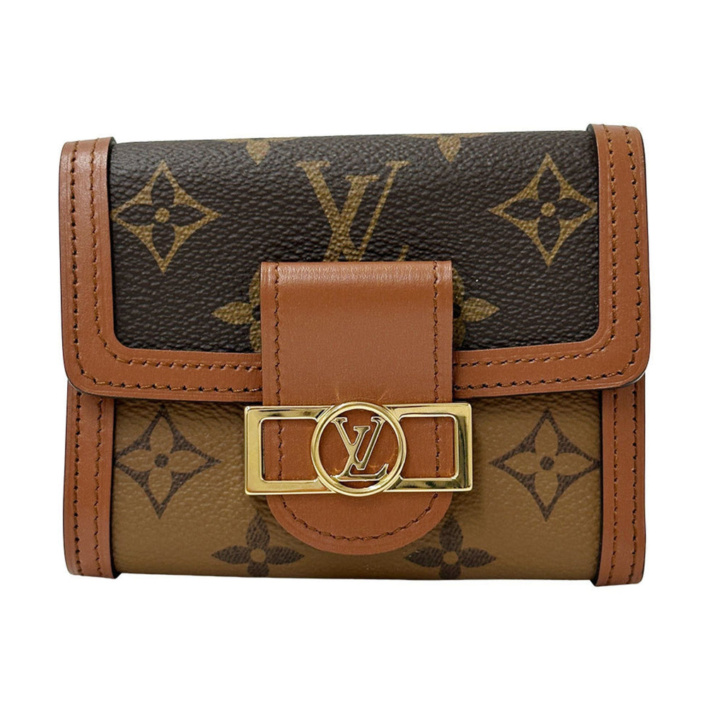 Louis Vuitton Monogram Reverse Monogram Reverse Wallet (Tri-Fold)