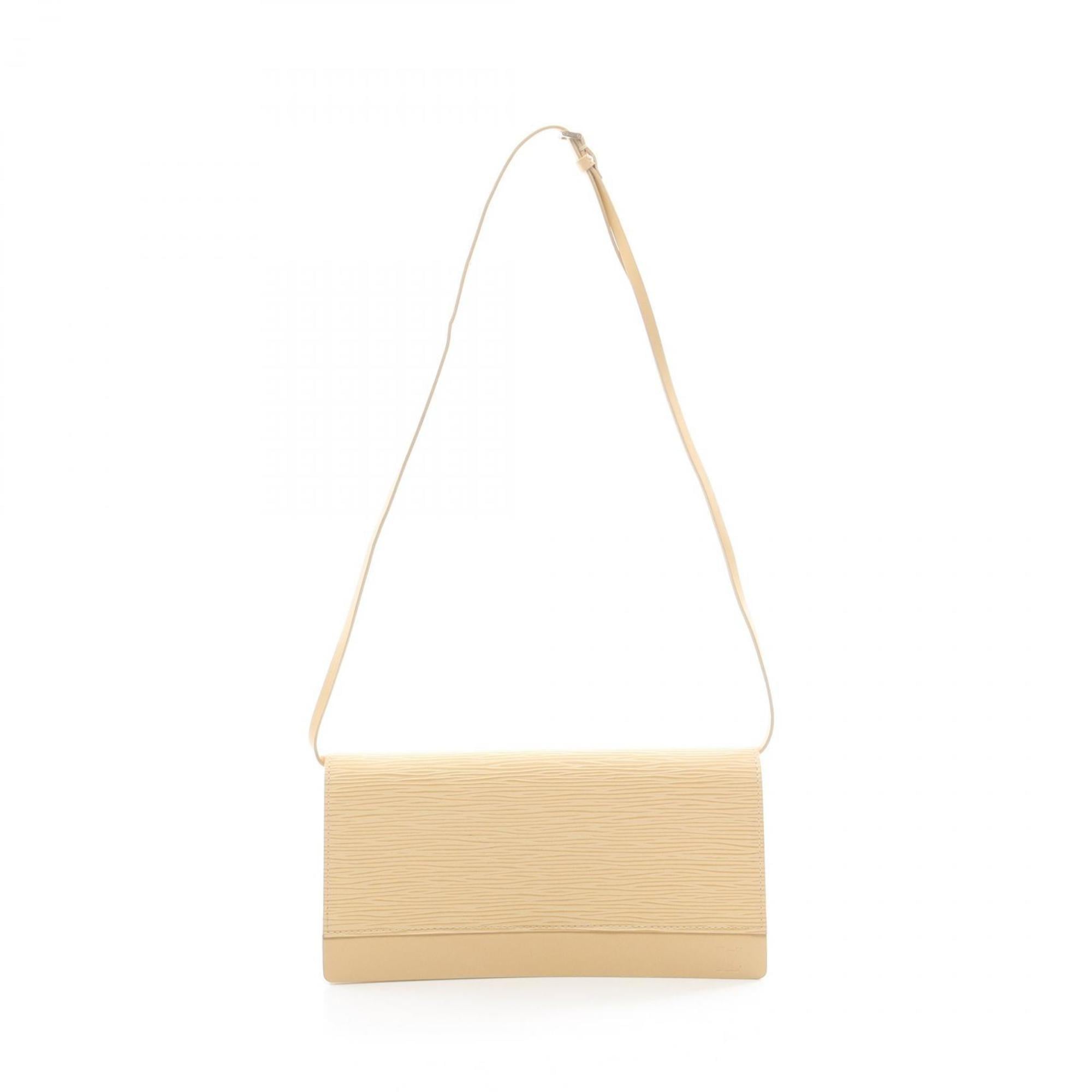 Louis Vuitton Ivory Leather Shoulder Bag