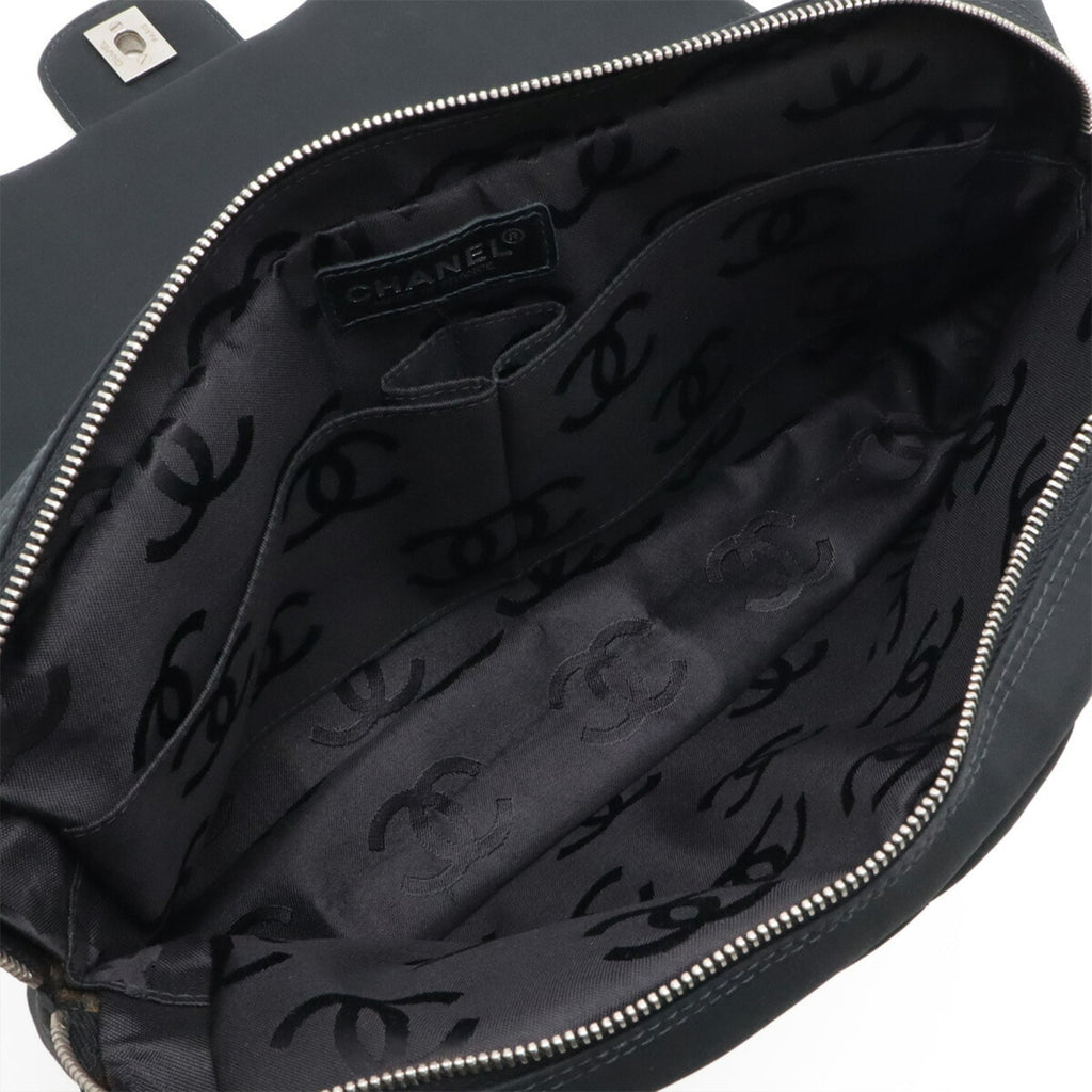 Chanel Black Nylon Shoulder Bag