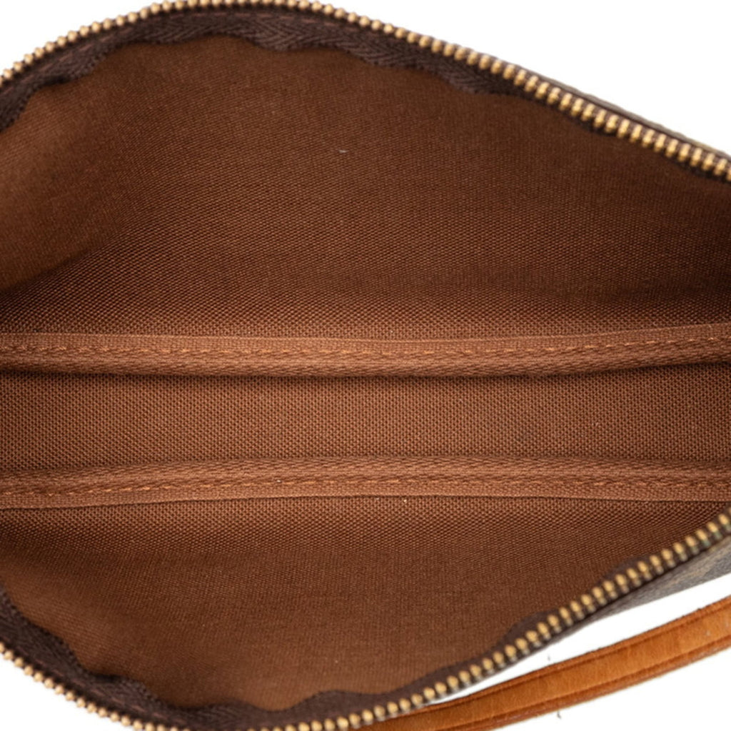 Louis Vuitton Brown Monogram Pvc Leather Pochette Shoulder Bag