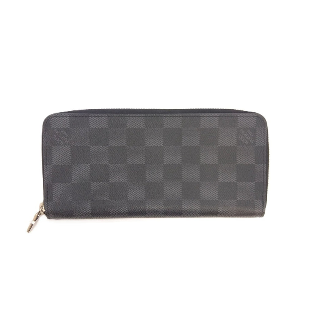 Louis Vuitton Black Damier Graphite Damier Graphite Long Wallet