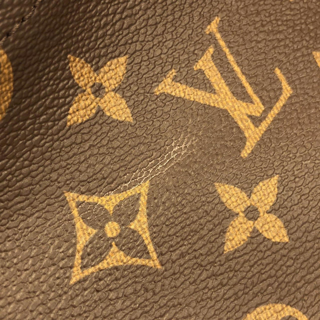 Louis Vuitton Marron Coated Canvas Boston Bag