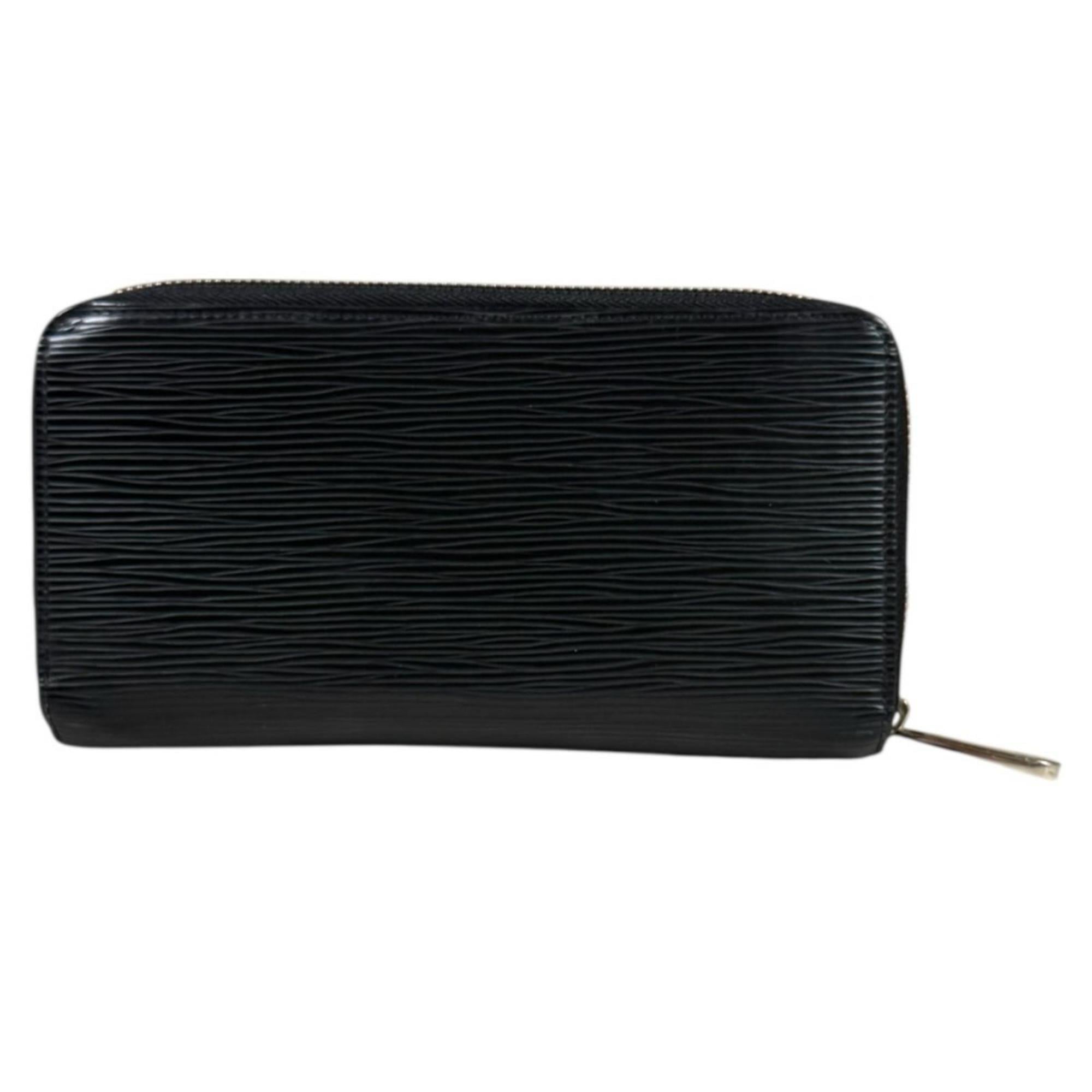 Louis Vuitton Black Epi Leather Long Wallet