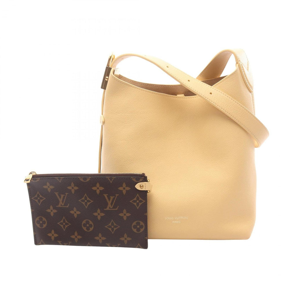 Louis Vuitton Beige Leather Shoulder Bag