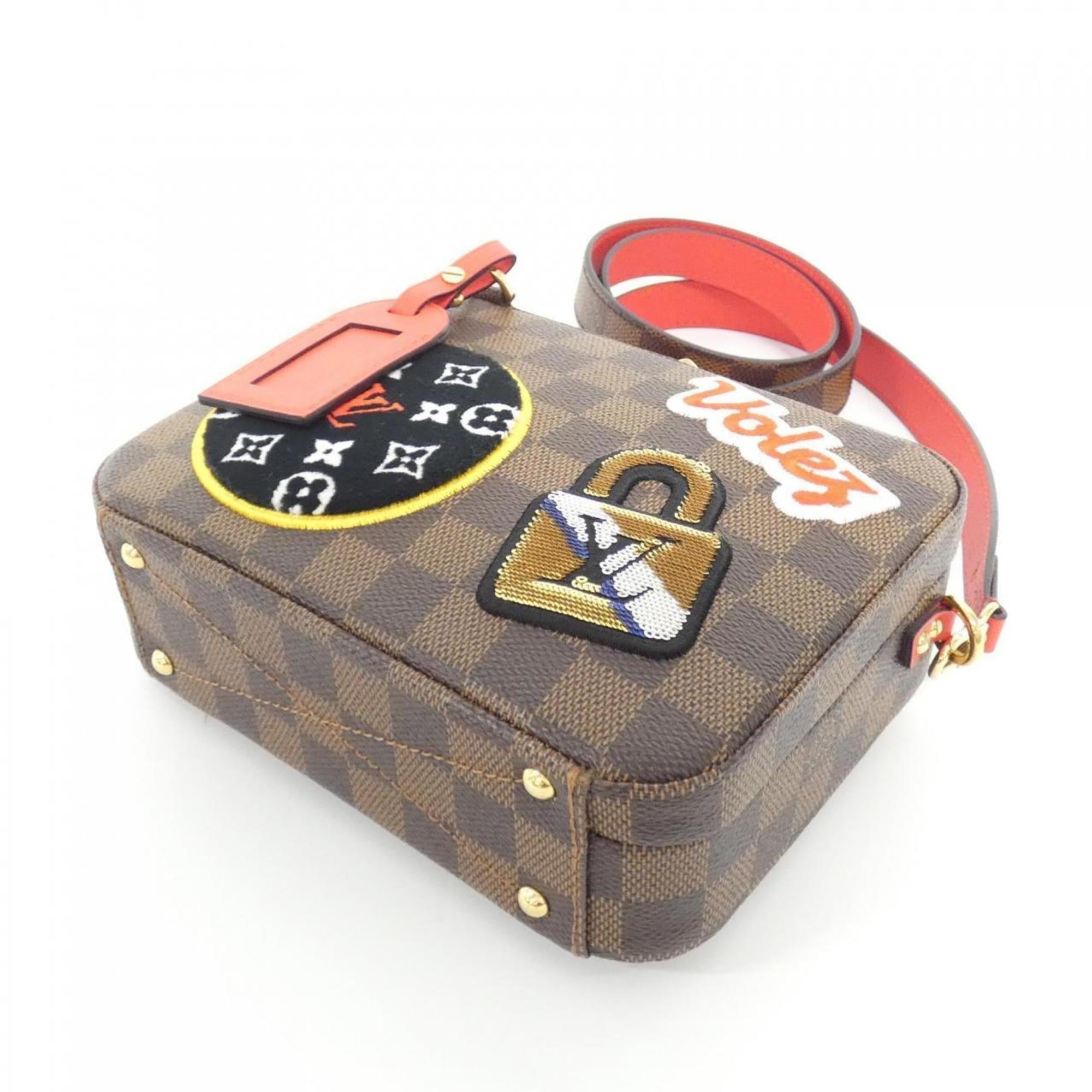 Louis Vuitton Ebene Coated Canvas Handbag