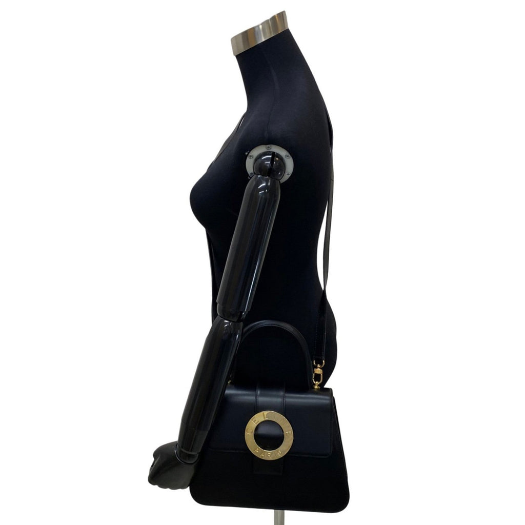 Celine Black Leather Handbag Shoulder Bag