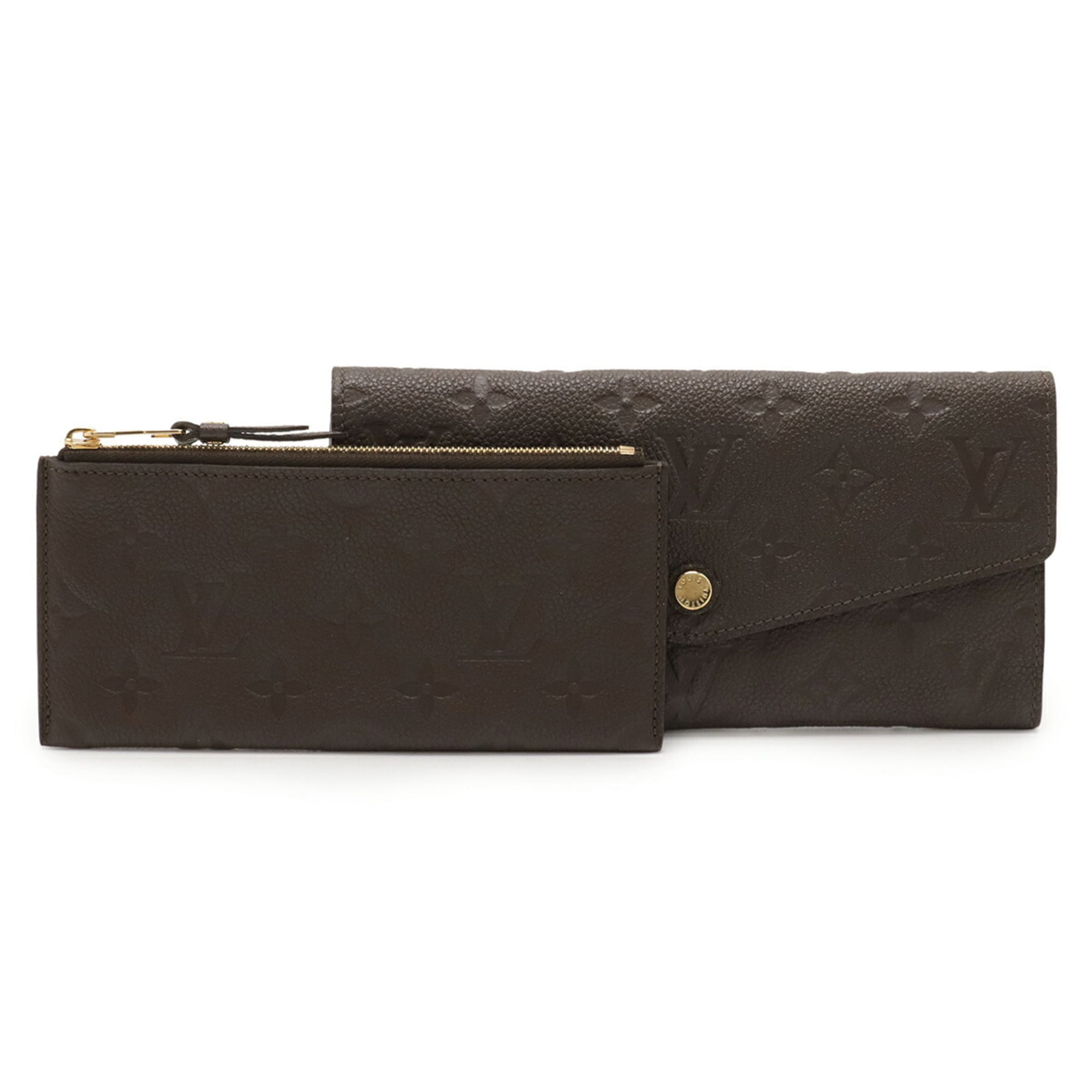 Louis Vuitton Monogram Empreinte Earth Monogram Empreinte Long Wallet