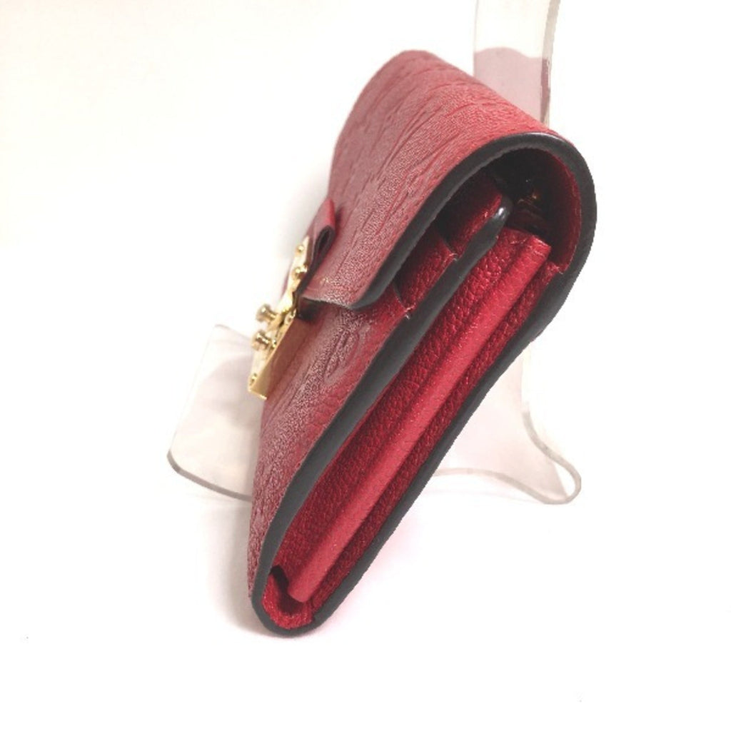 Louis Vuitton Red Color Monogram Long Wallet