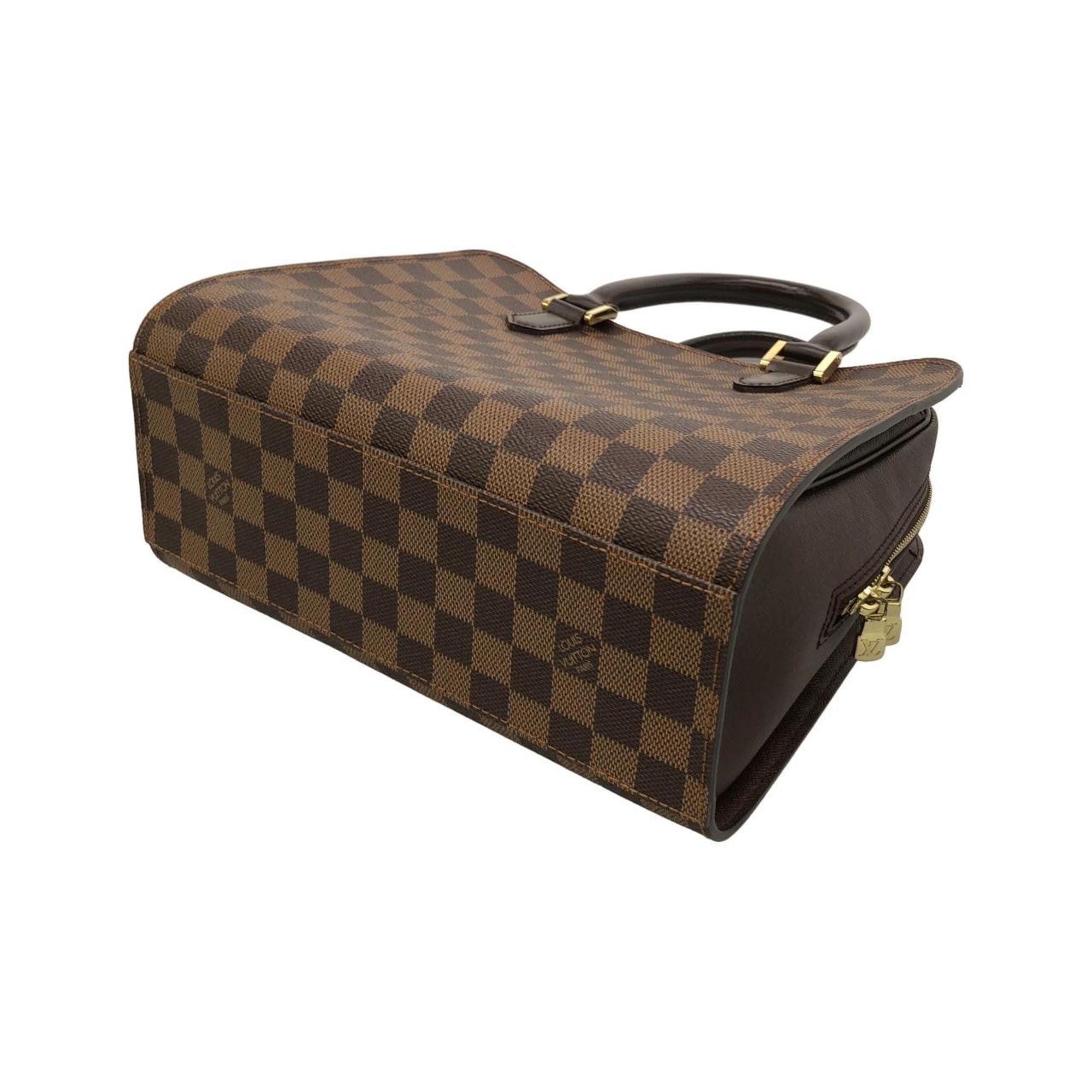 Louis Vuitton Ebene Coated Canvas Handbag