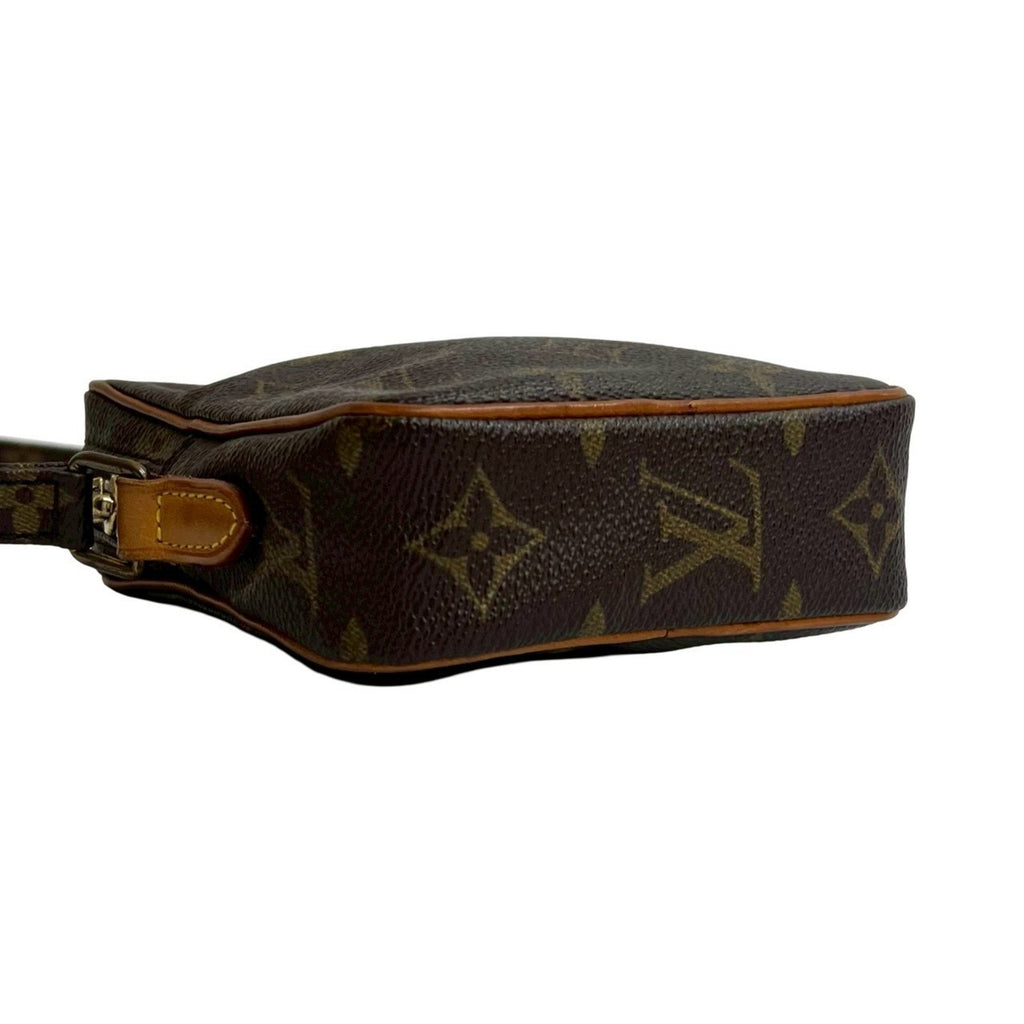 Louis Vuitton Brown Leather Pvc Pochette Shoulder Bag