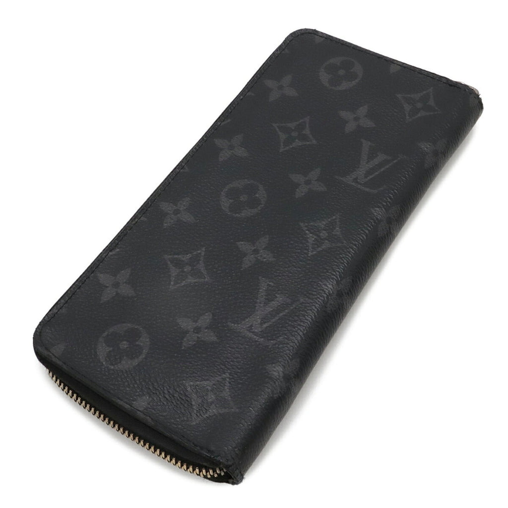 Louis Vuitton Black Gray Monogram Eclipse Monogram Eclipse Long Wallet