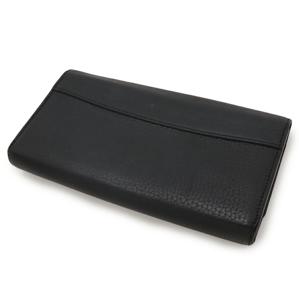 Louis Vuitton Black Noir Leather Long Wallet