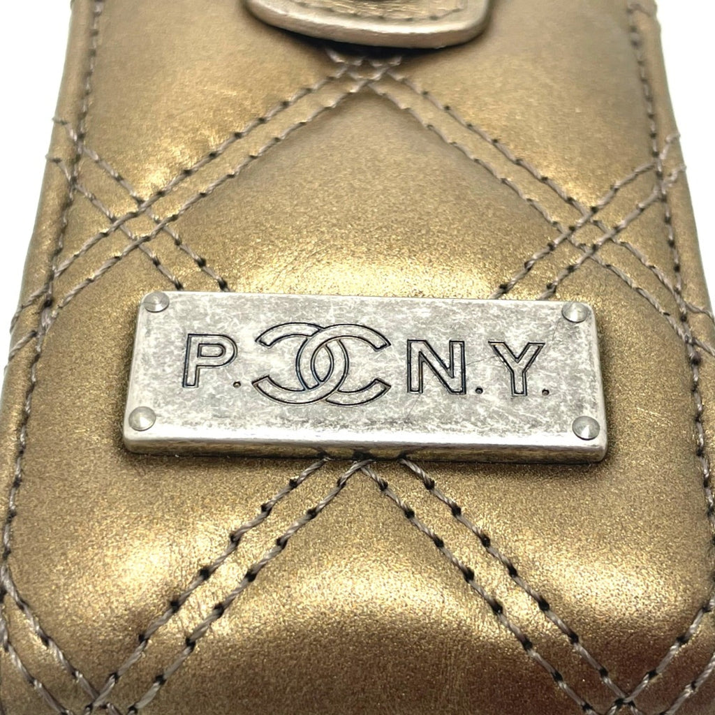 Chanel Gold Leather Shoulder Bag