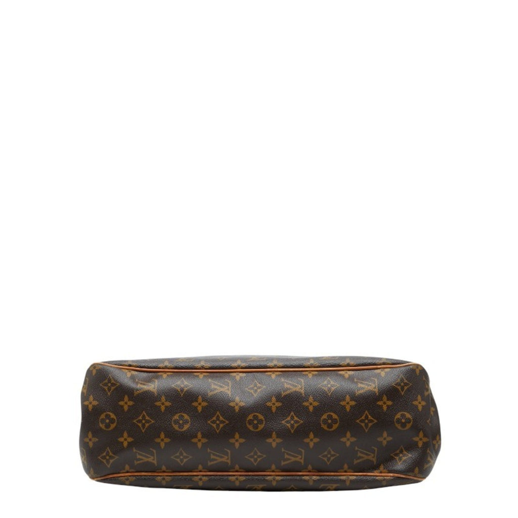 Louis Vuitton Brown Pvc Leather Shoulder Bag Tote Bag