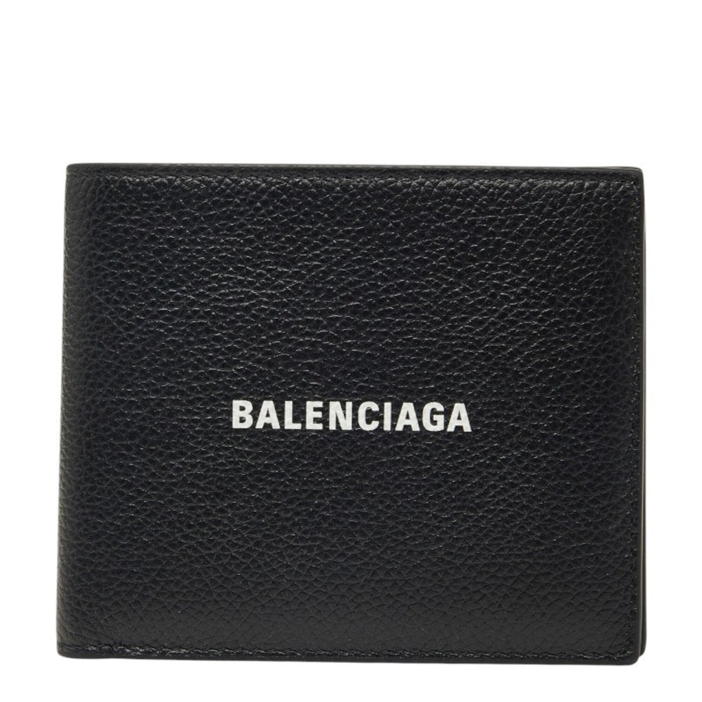 Balenciaga Black Leather Wallet (Bi-Fold)
