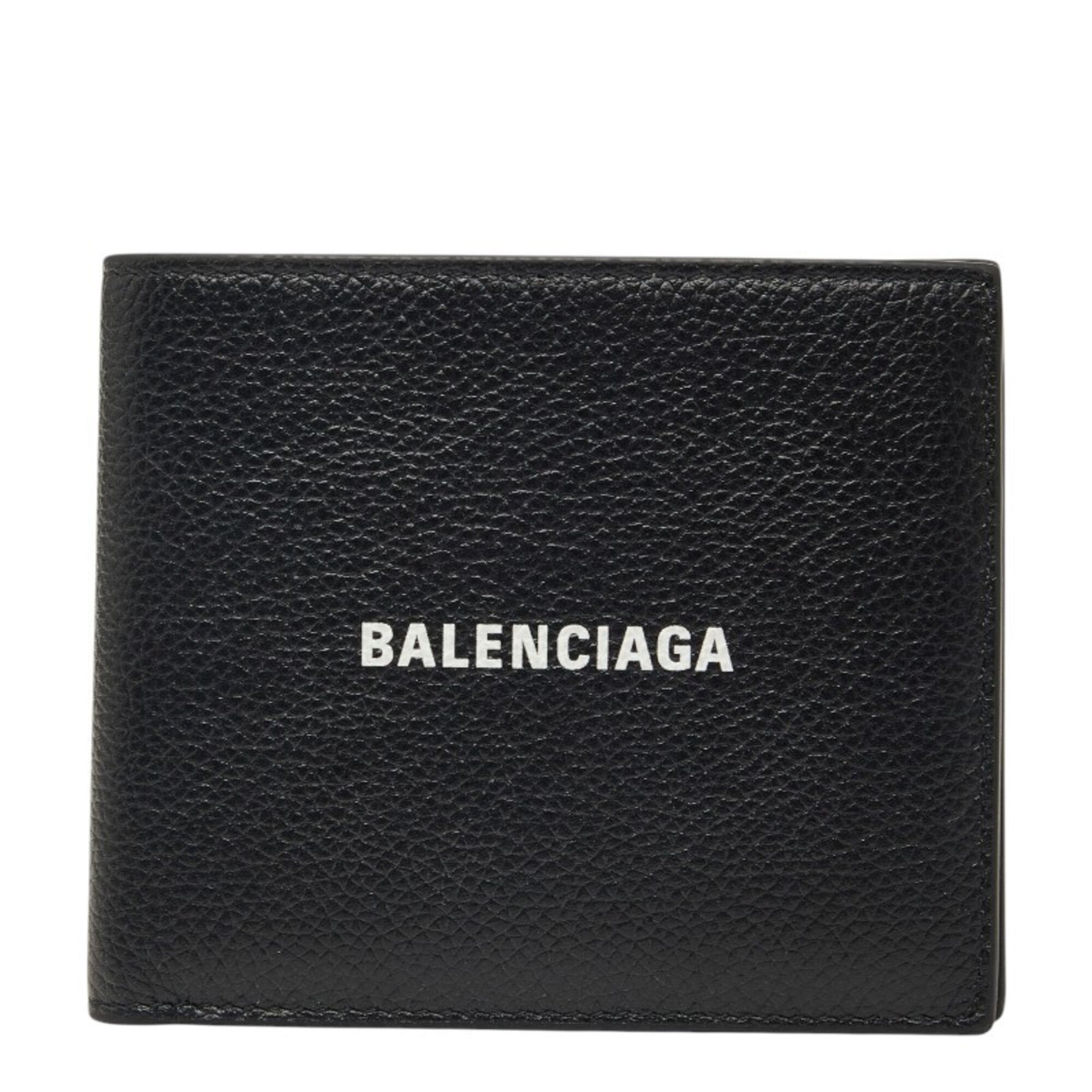 Balenciaga Black Leather Wallet (Bi-Fold)