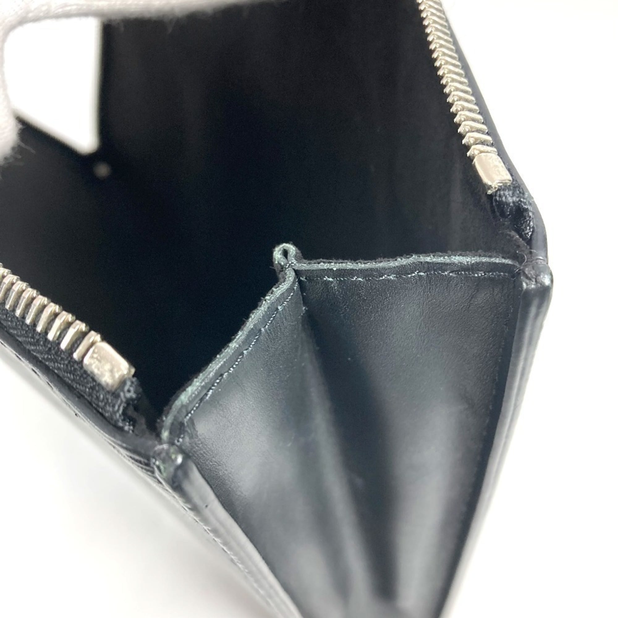 Louis Vuitton Black Yellow Epi Leather Clutch Bag Pochette Pouch
