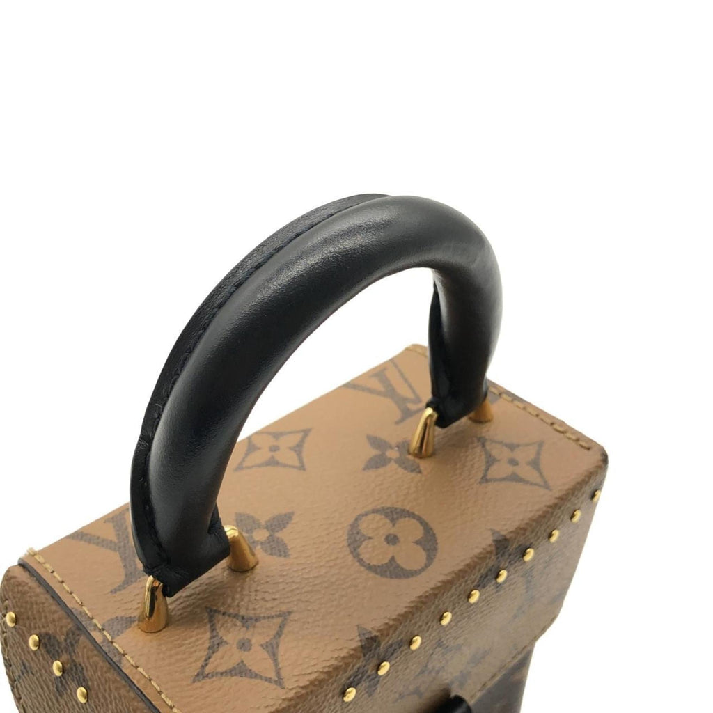 Louis Vuitton Brown Coated Canvas Handbag