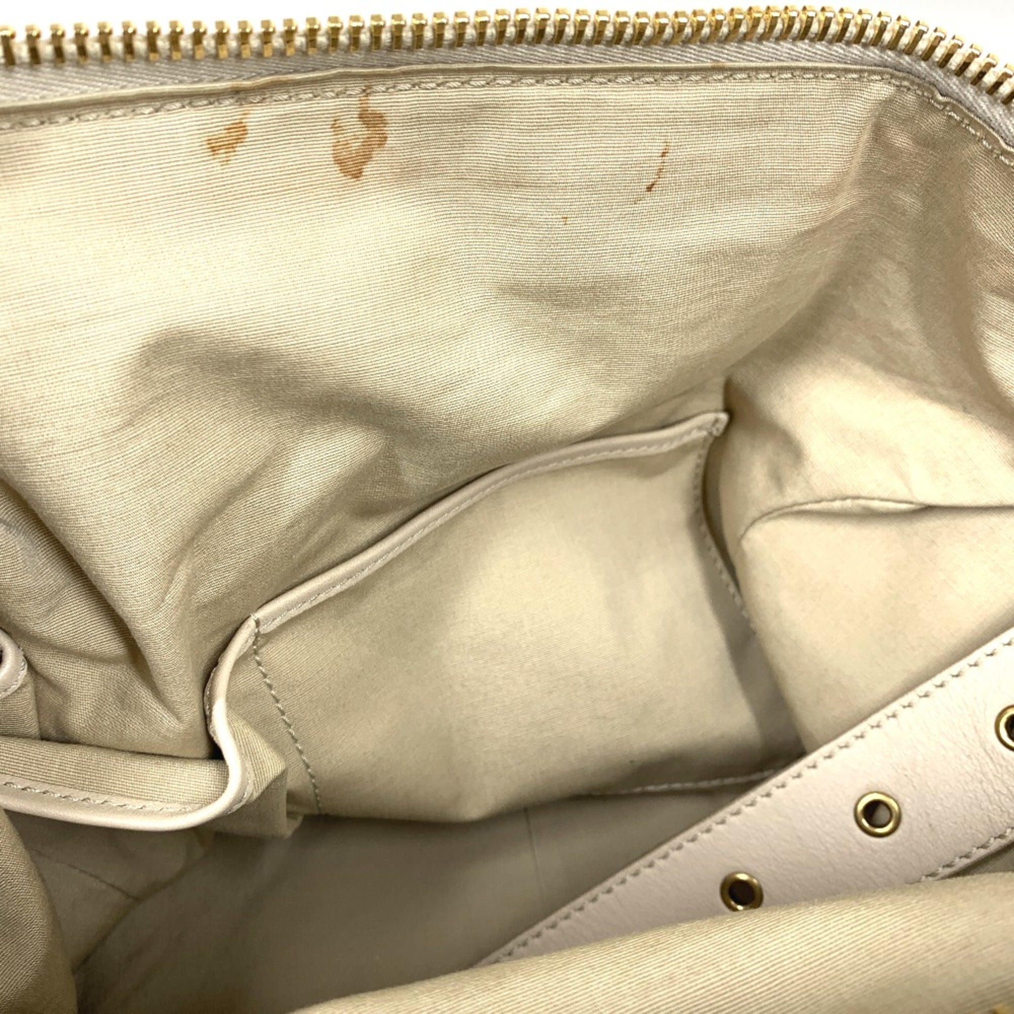 Celine Beige Leather Handbag