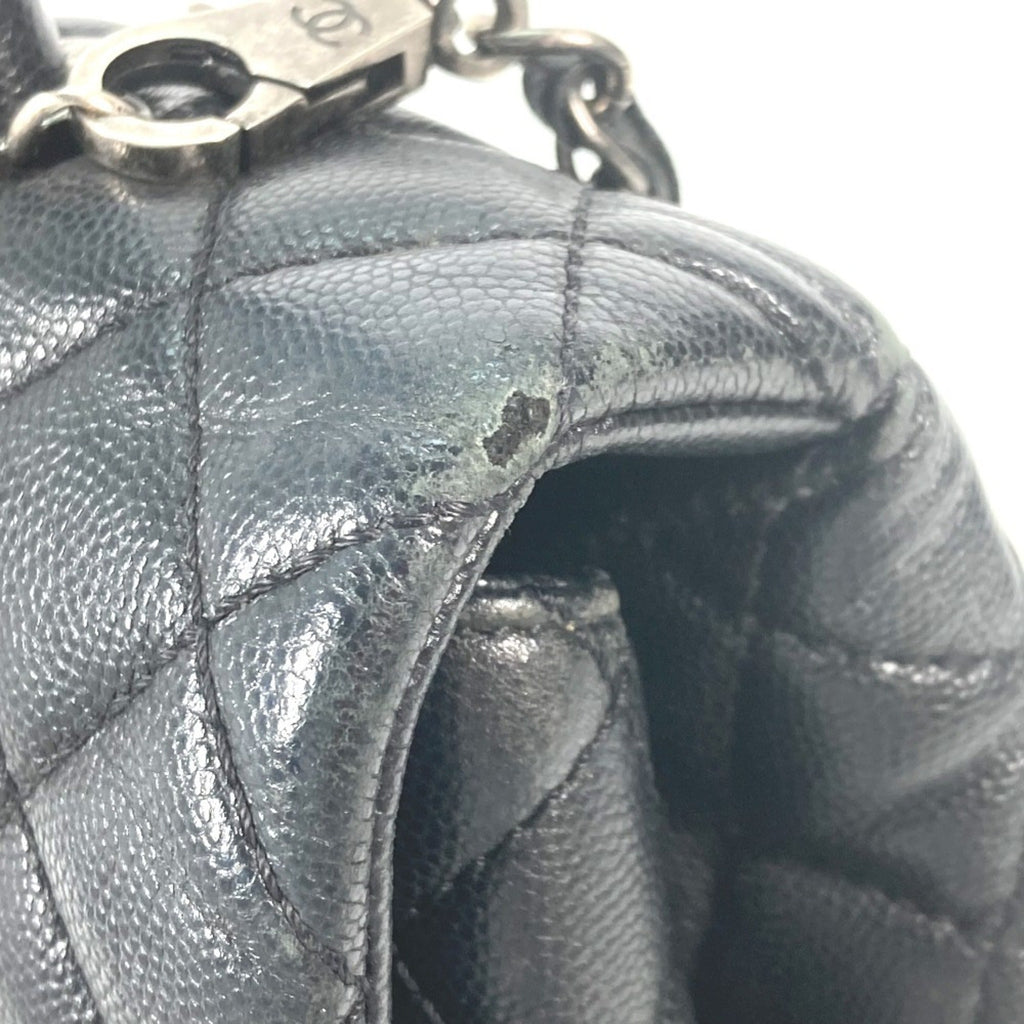 Chanel Black Leather Handbag