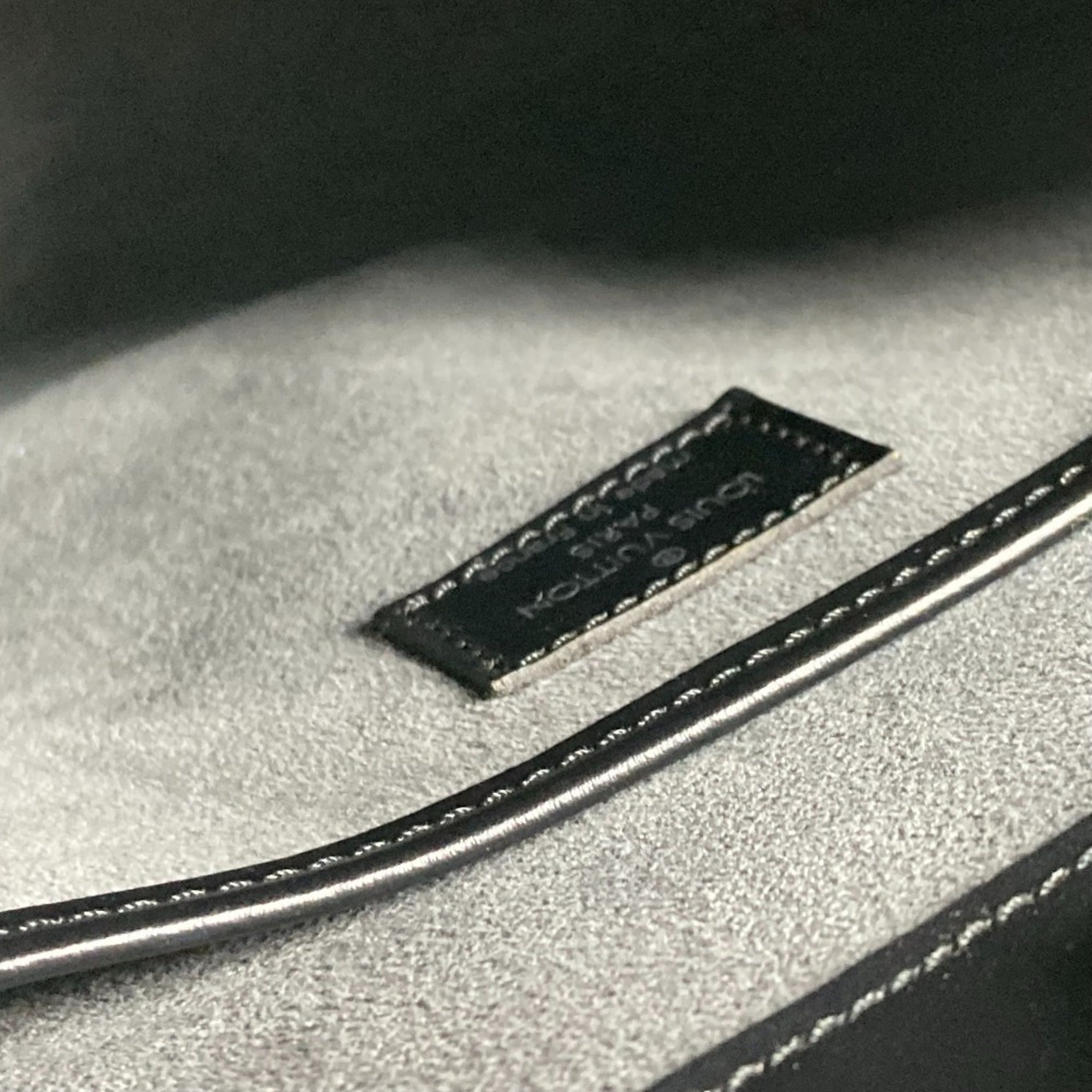 Louis Vuitton Black Epi Leather Handbag
