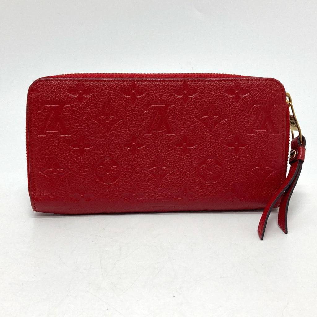 Louis Vuitton Monogram Empreinte Cerise Red Color Monogram Empreinte Long Wallet