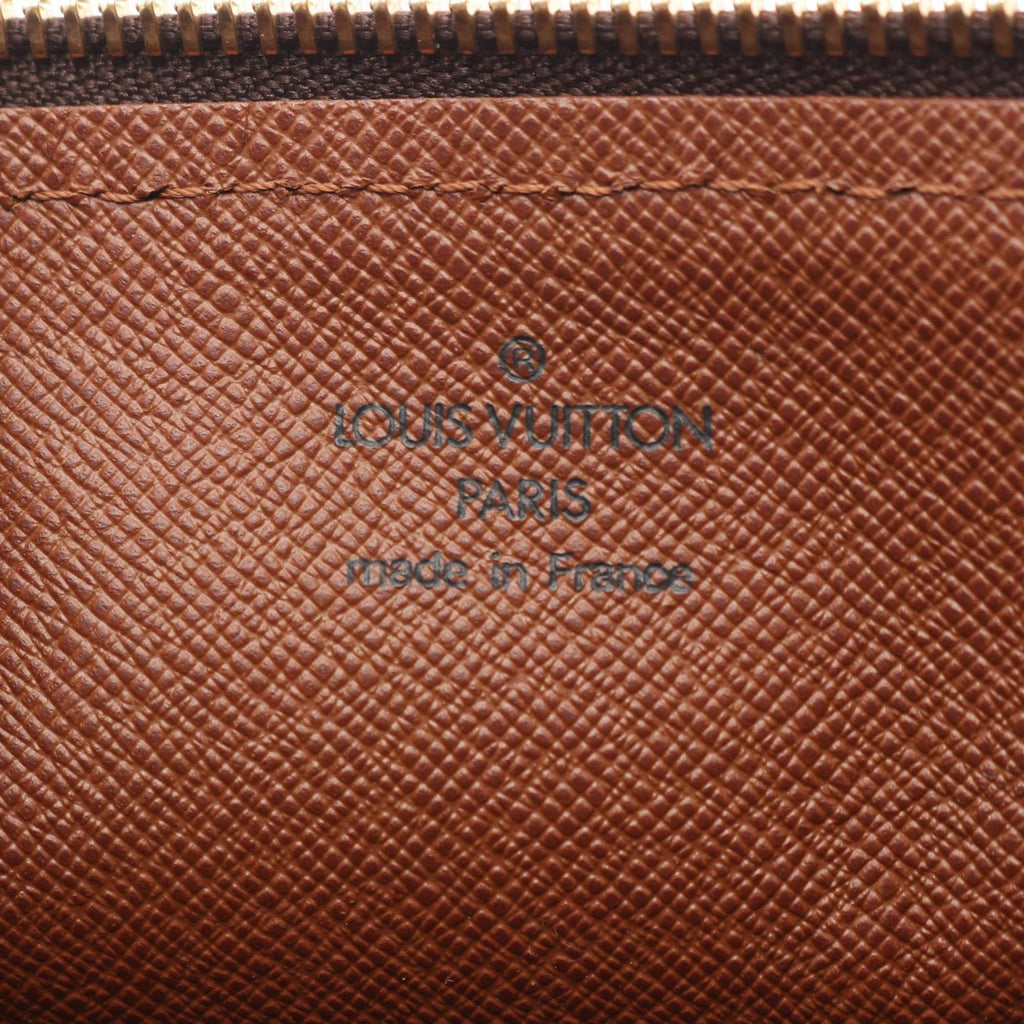 Louis Vuitton Brown Monogram Coated Canvas Leather Handbag