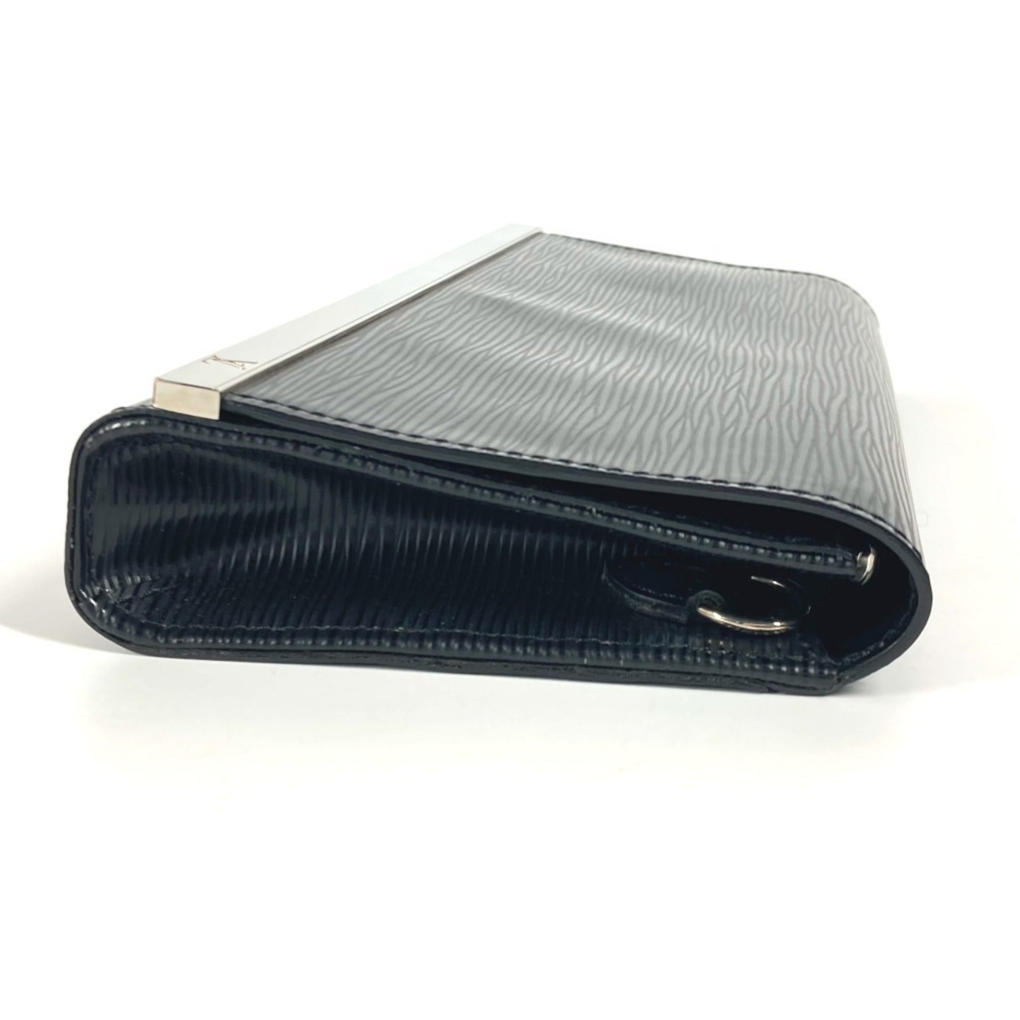 Louis Vuitton Black Epi Leather Clutch Bag Shoulder Bag
