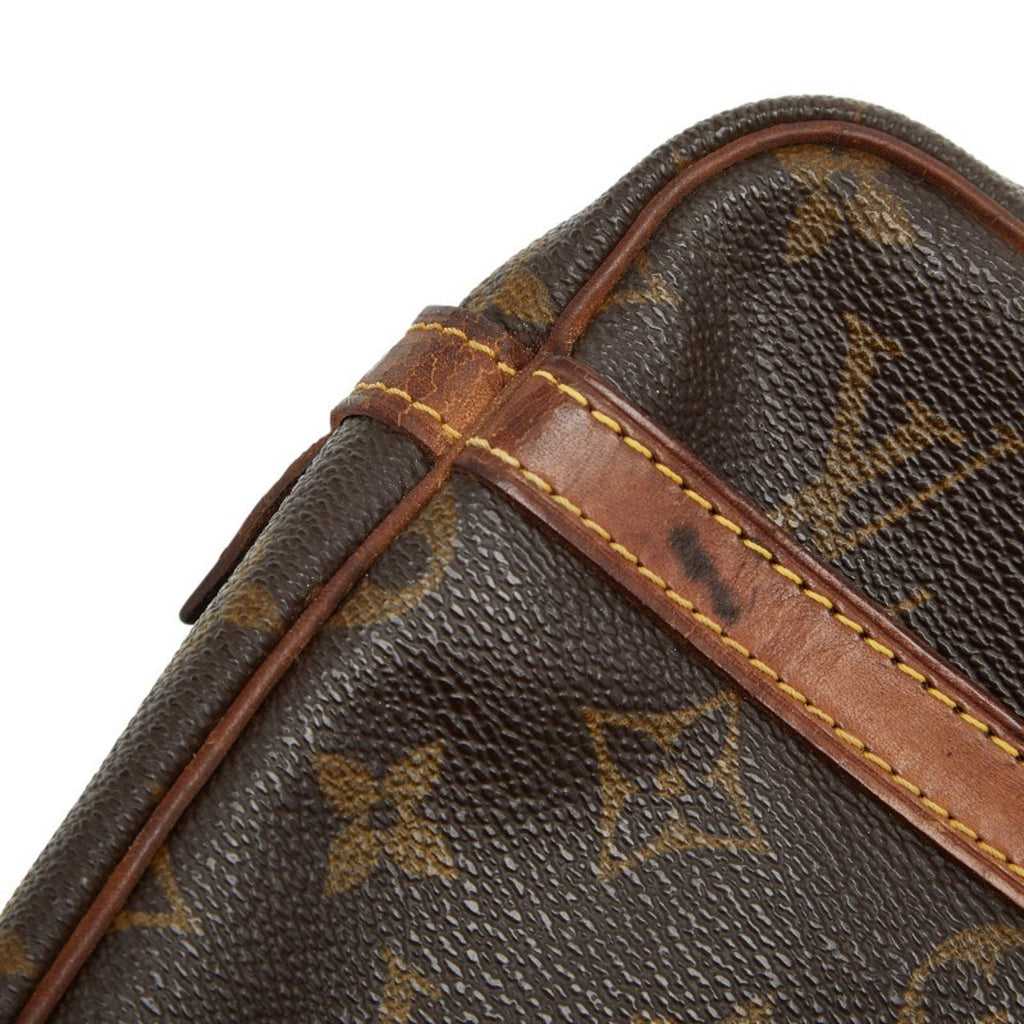 Louis Vuitton Brown Pvc Leather Briefcase