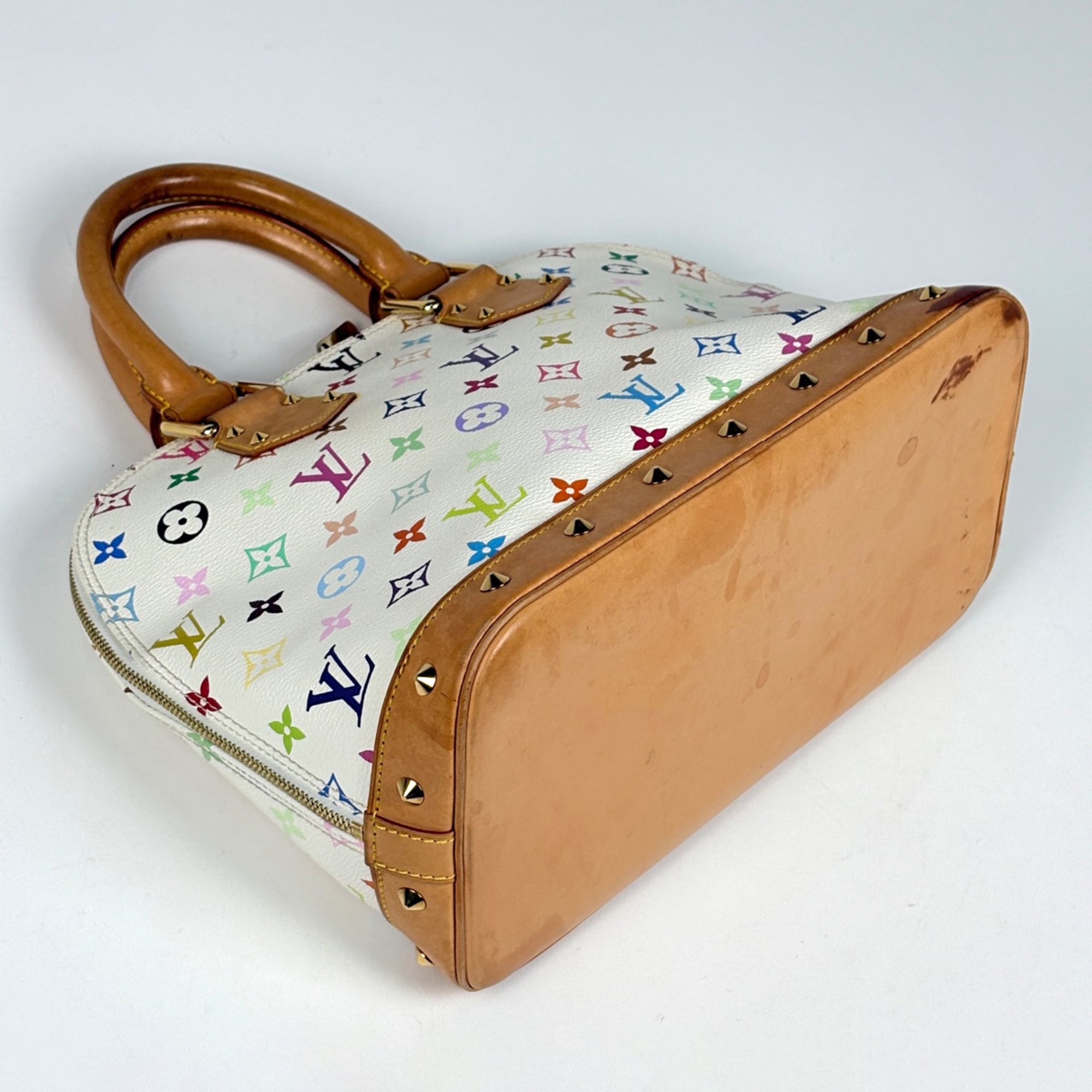 Louis Vuitton Blanc Monogram Multicolore Handbag