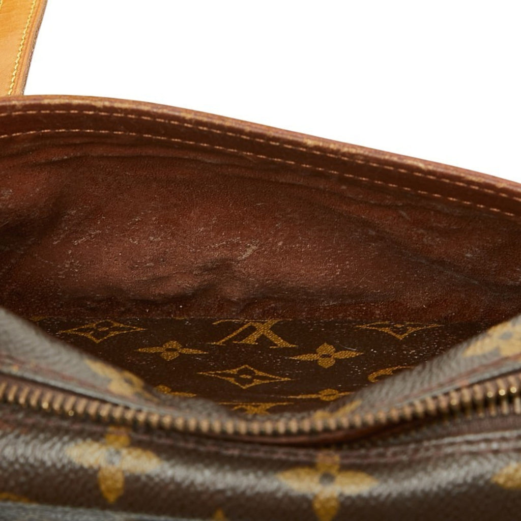 Louis Vuitton Brown Pvc Leather Shoulder Bag