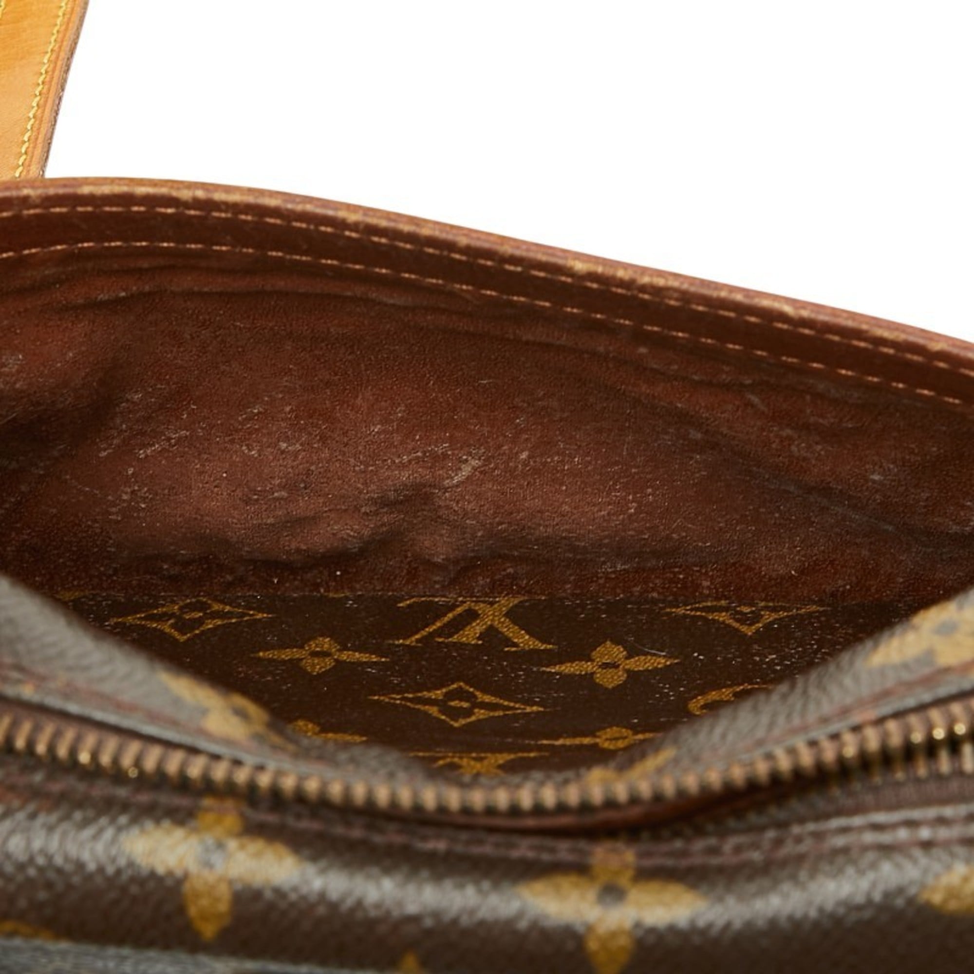 Louis Vuitton Brown Pvc Leather Shoulder Bag