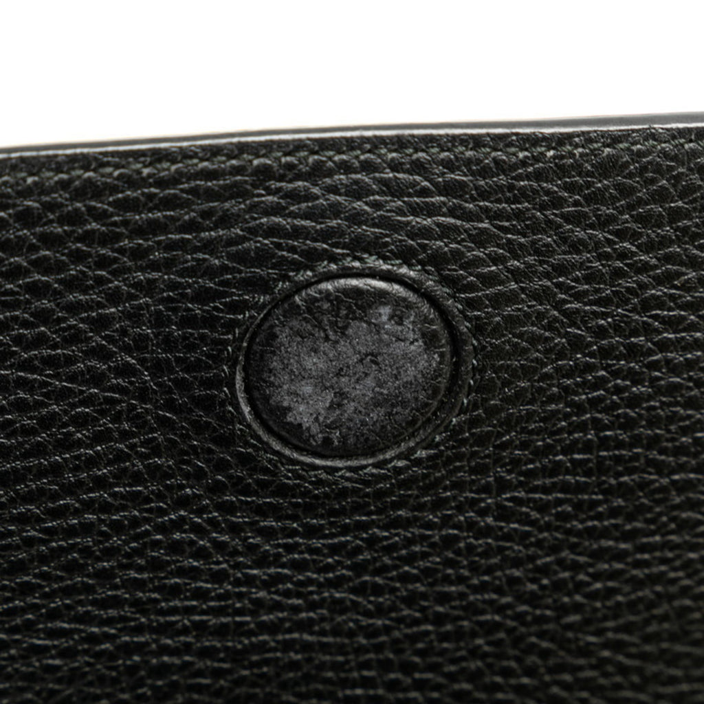 Gucci Black Leather Clutch Bag (Pre-Owned)