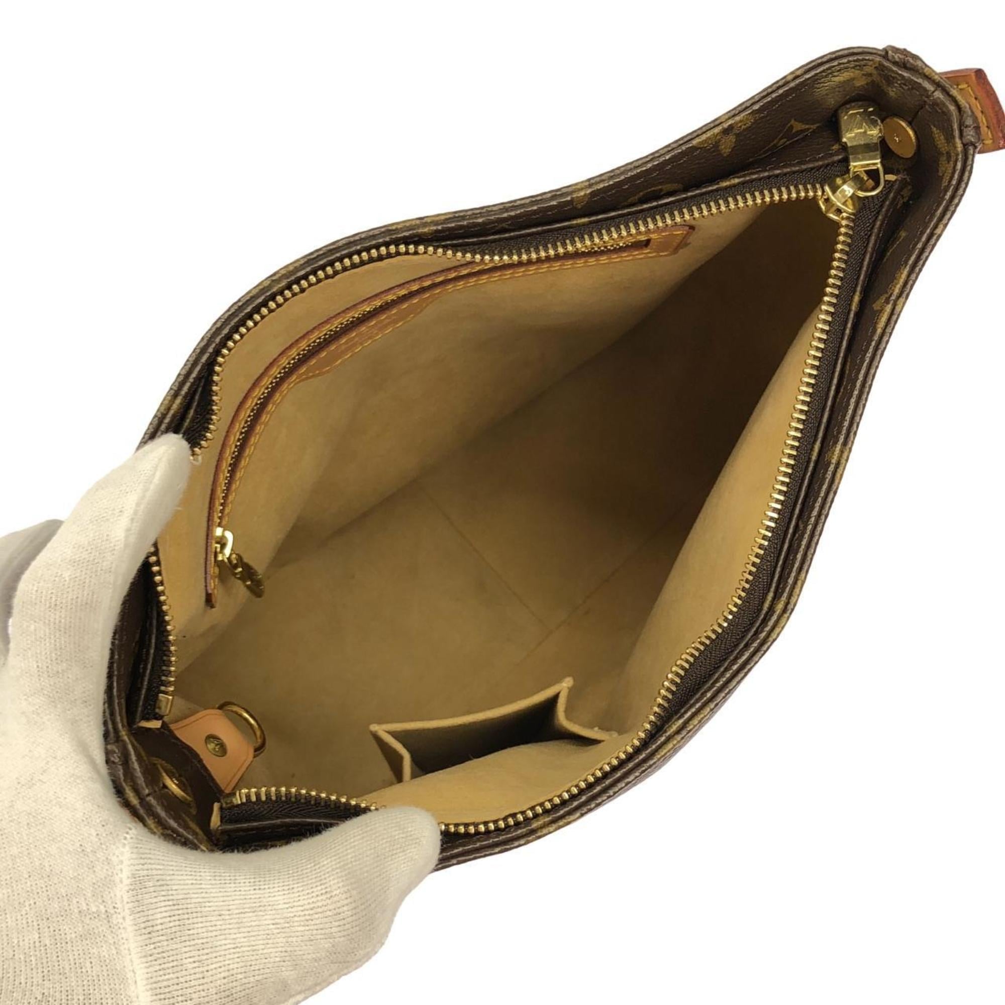 Louis Vuitton Monogram Marron Coated Canvas Shoulder Bag