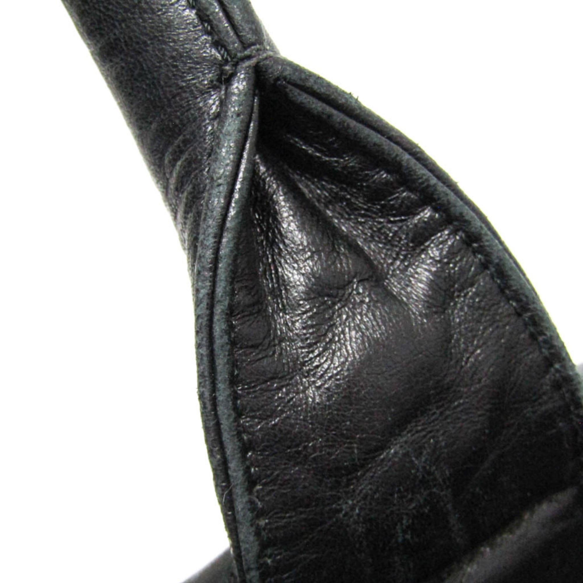 Prada Convertible Double Tote Nappa Leather And Tessuto Black Nylon Handbag