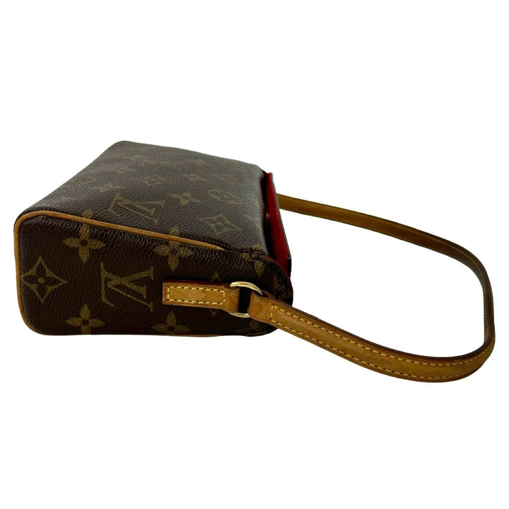 Louis Vuitton Brown Leather Pvc Shoulder Bag
