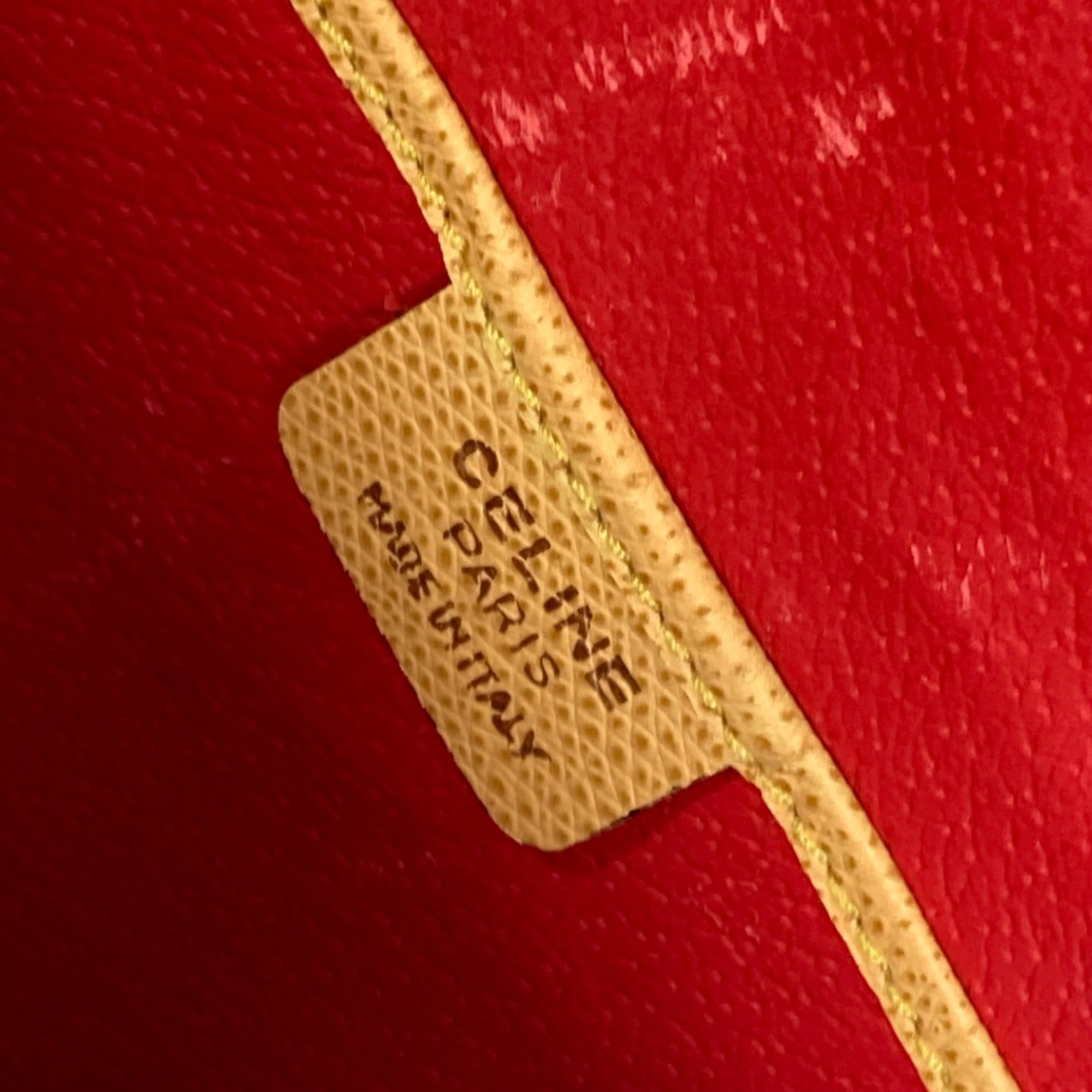 Celine Beige Leather Backpack