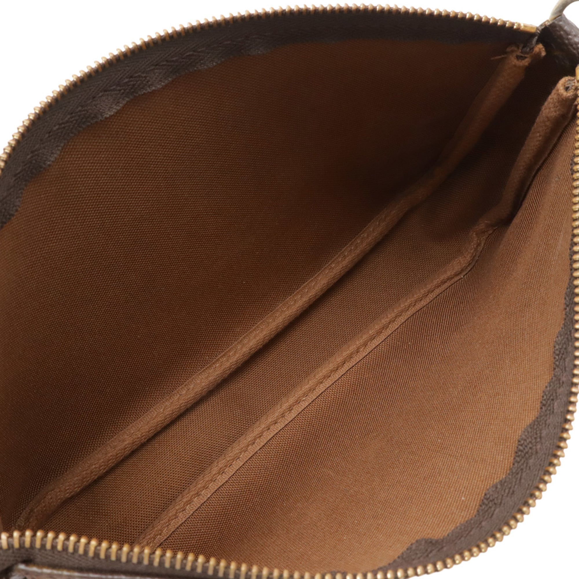 Louis Vuitton Brown Monogram Monogram Pvc Handbag Pochette Pouch