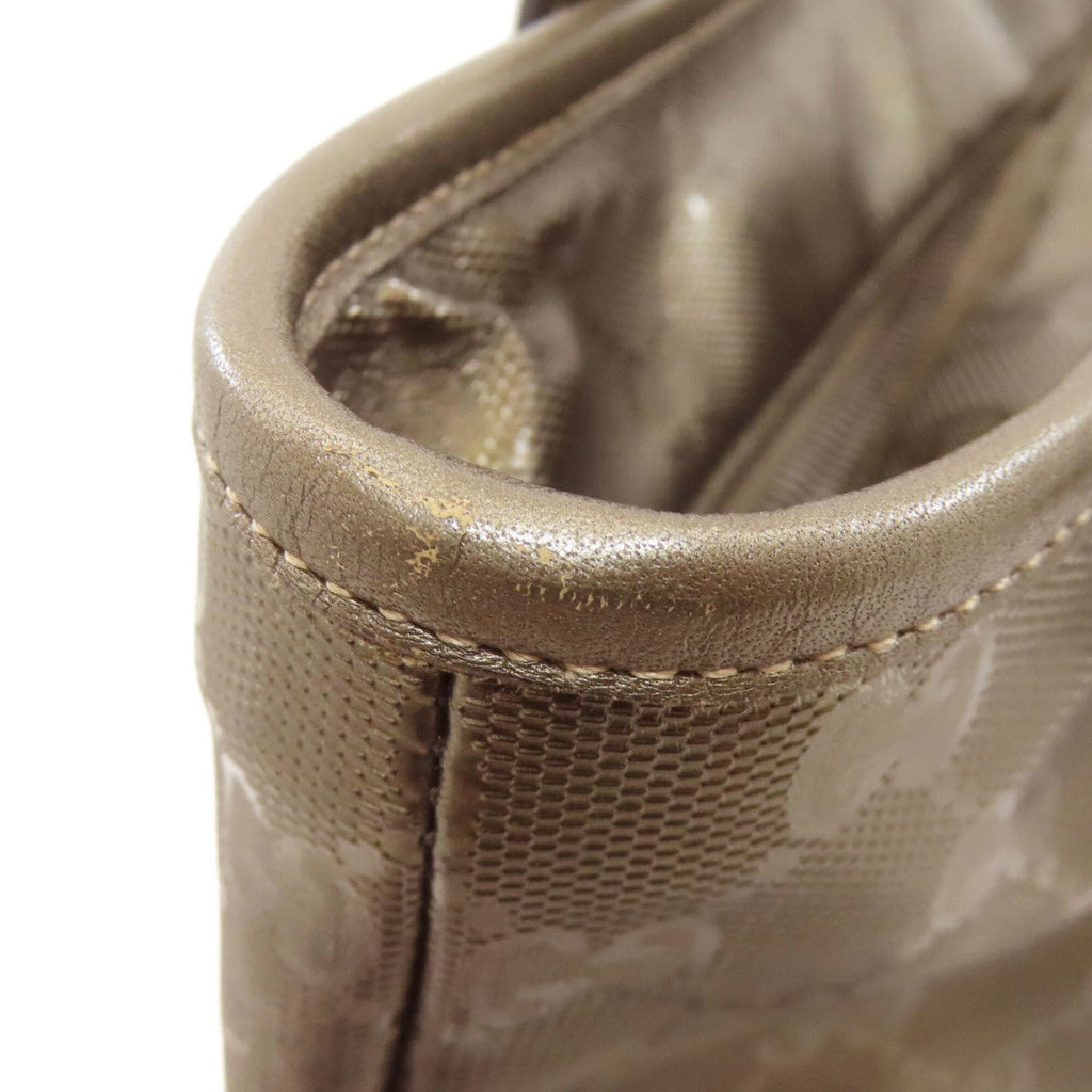 Gucci Bronze Pvc Handbag (Pre-Owned)